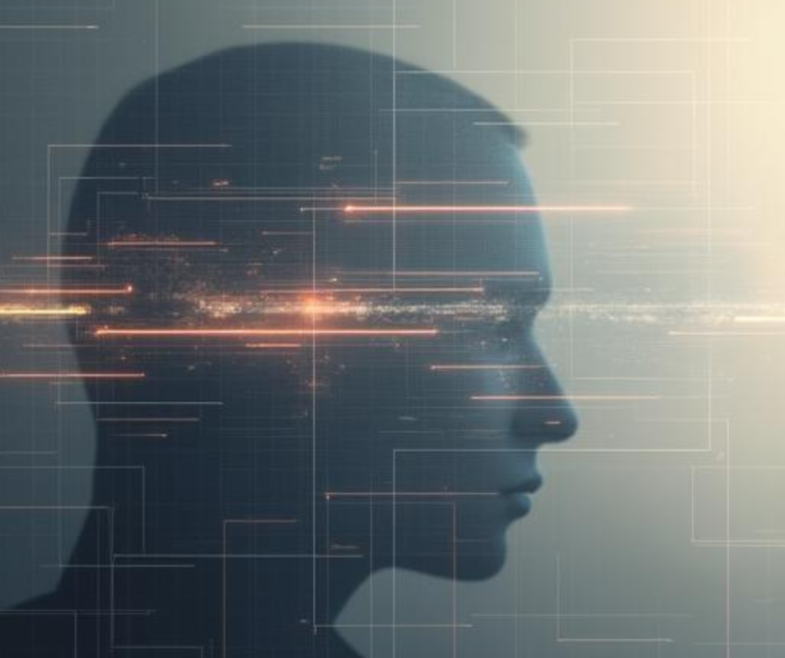 Professional with ADHD using learning tools and coping strategies to navigate a professional setting.