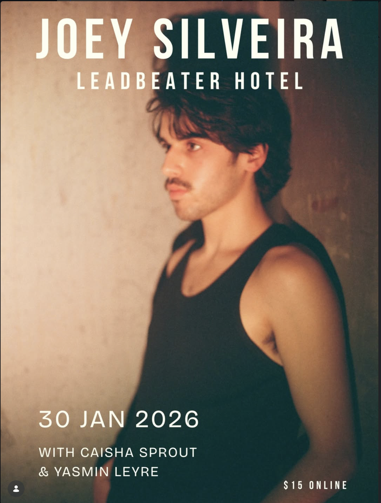 Joey Silveira Announces Debut Headliner at the Leadbeater Hotel