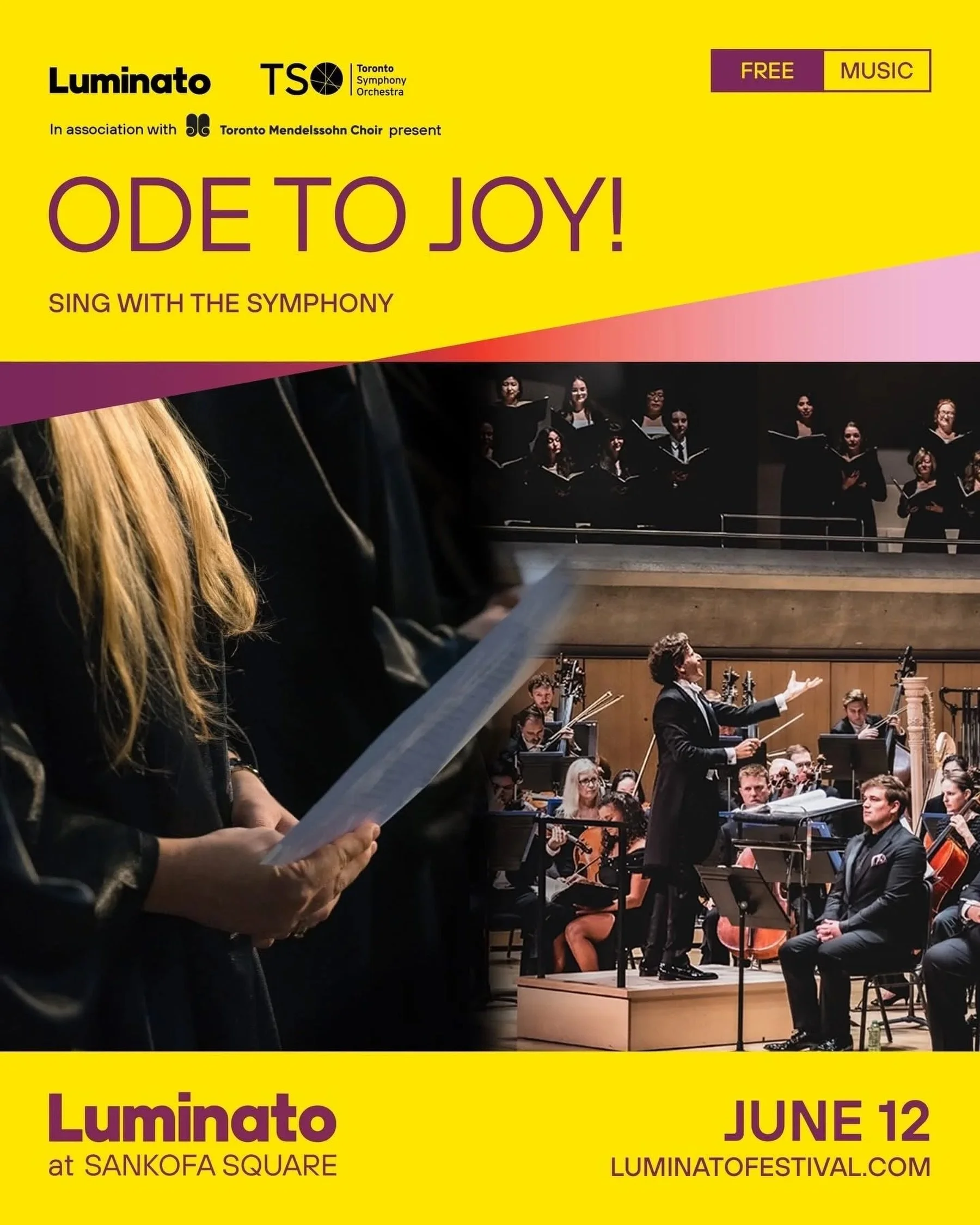 We&rsquo;re looking forward to coming together with choirs from across Toronto for @luminatofestival&rsquo;s &ldquo;Luminato at Sankofa Square&rdquo; on June 12th.  Come join us and help transform Sankofa Square to an open-air concert hall!

Check ou