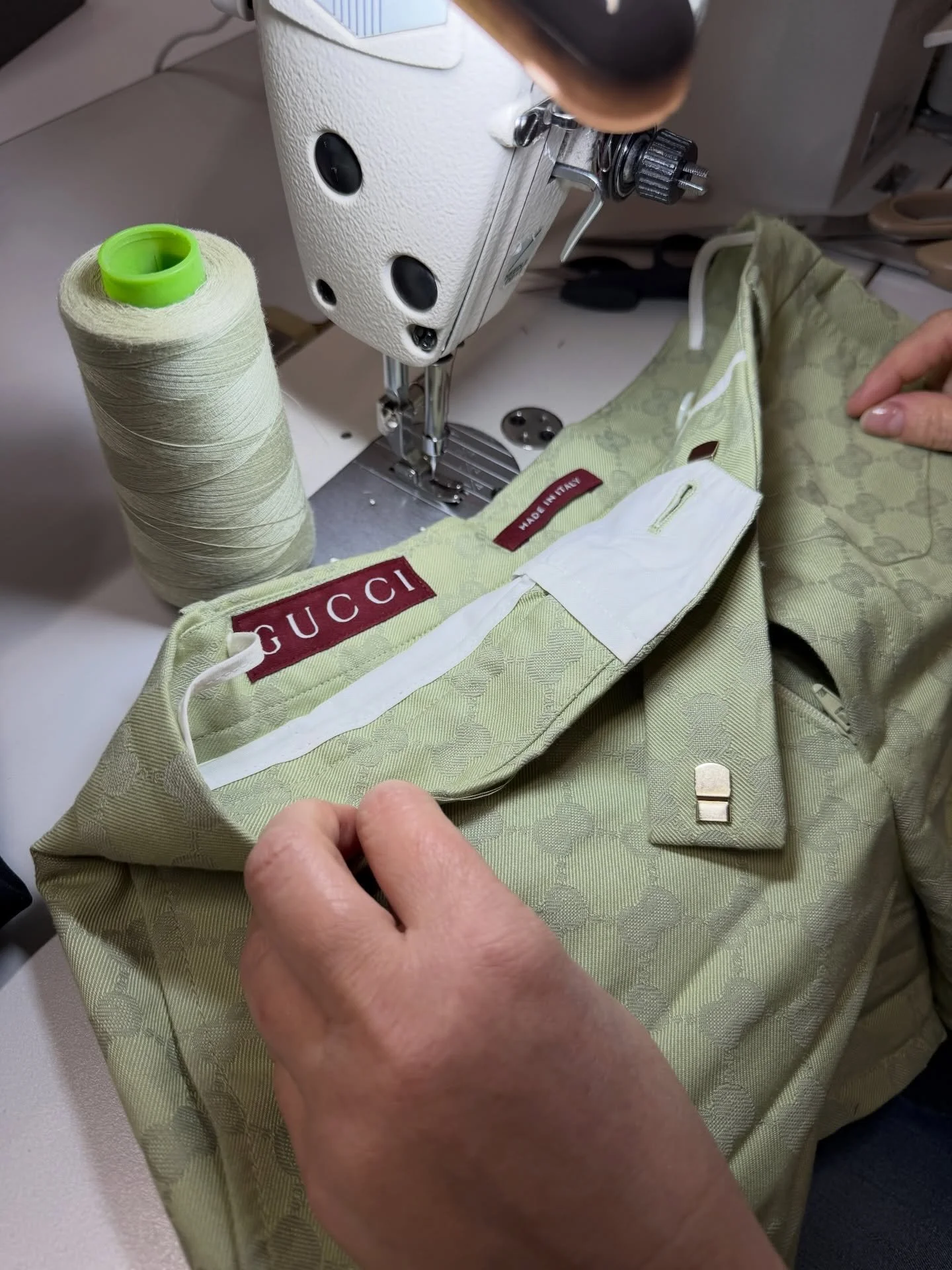 Alterations for @gucci short✨

#gucci #neewinalteration #alterationspecialist