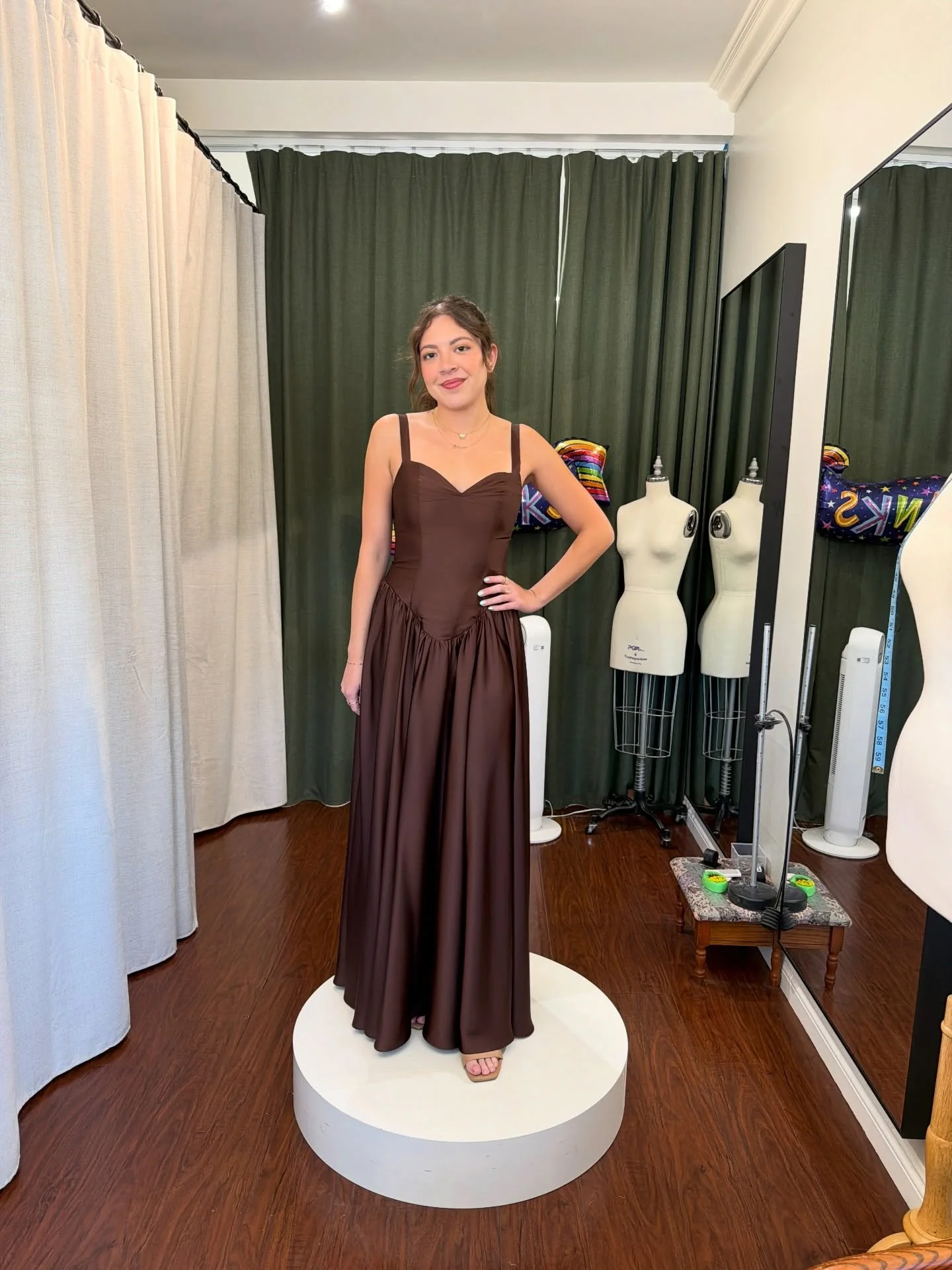 Dress hemming for Brianca attending her sister's wedding 🪡✨

#weddingguestdress #dress #alteration #tailor