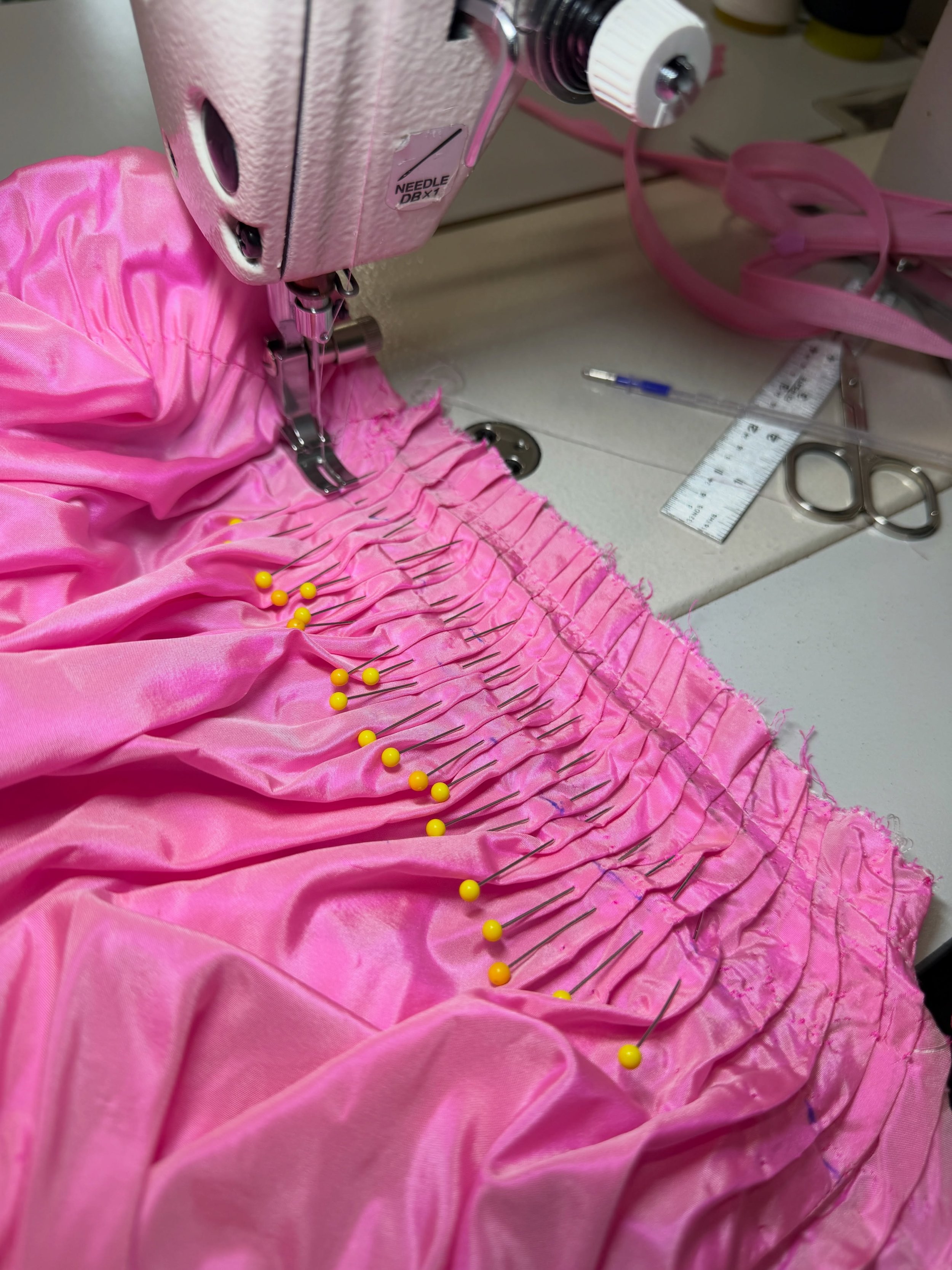 A vintage dress Viktoriia are re-sizing for our client ✨🪡 

If you have special pieces and looking to have them fit you properly, visit us at our store 12206 Ventura Blvd, Studio City, CA 91604, and our specialists will assist you  with fit advice. 