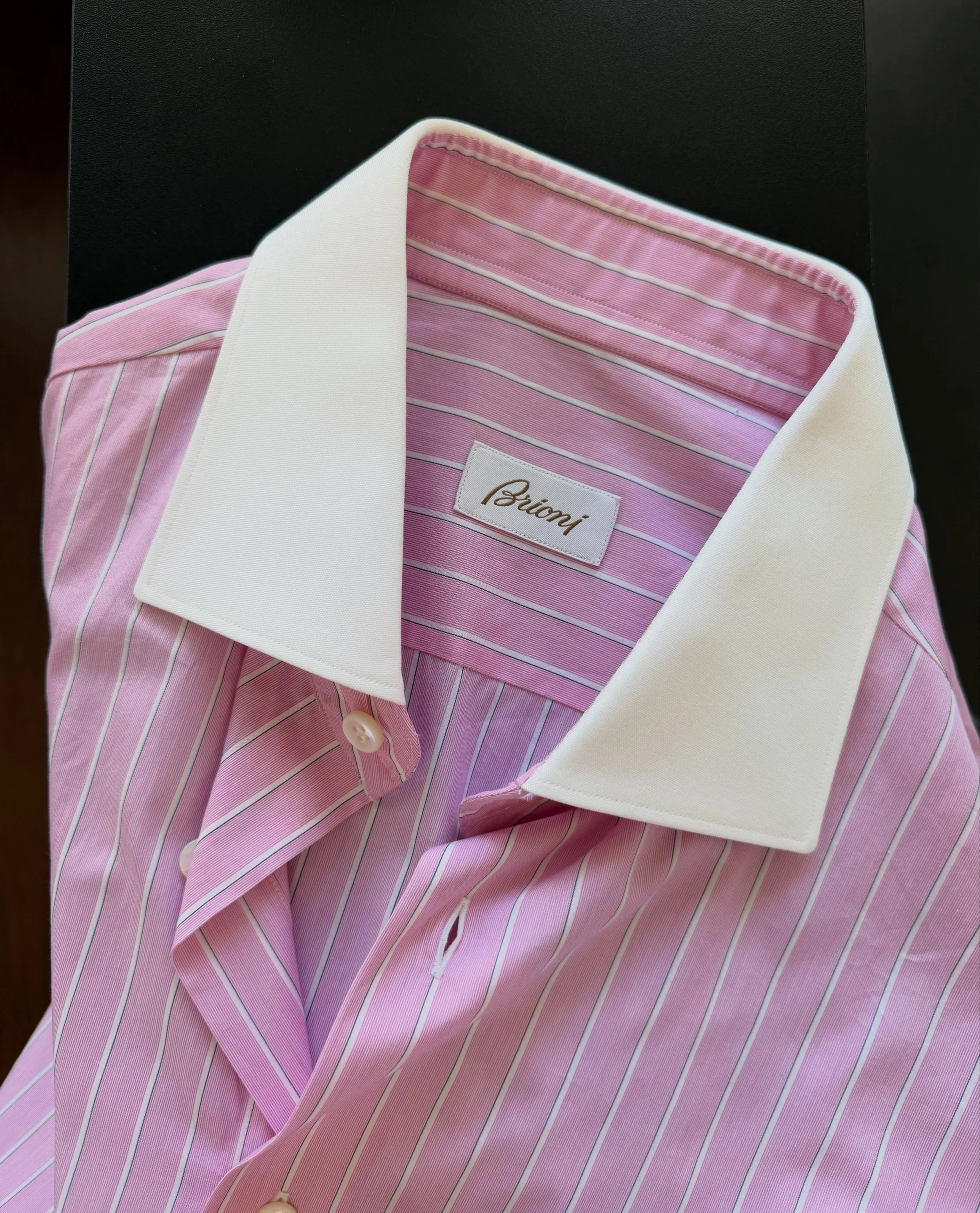Shirt @brioni_official shorten sleeves for Jason 🪡✨

#brioni #menshirt #neewinalteration