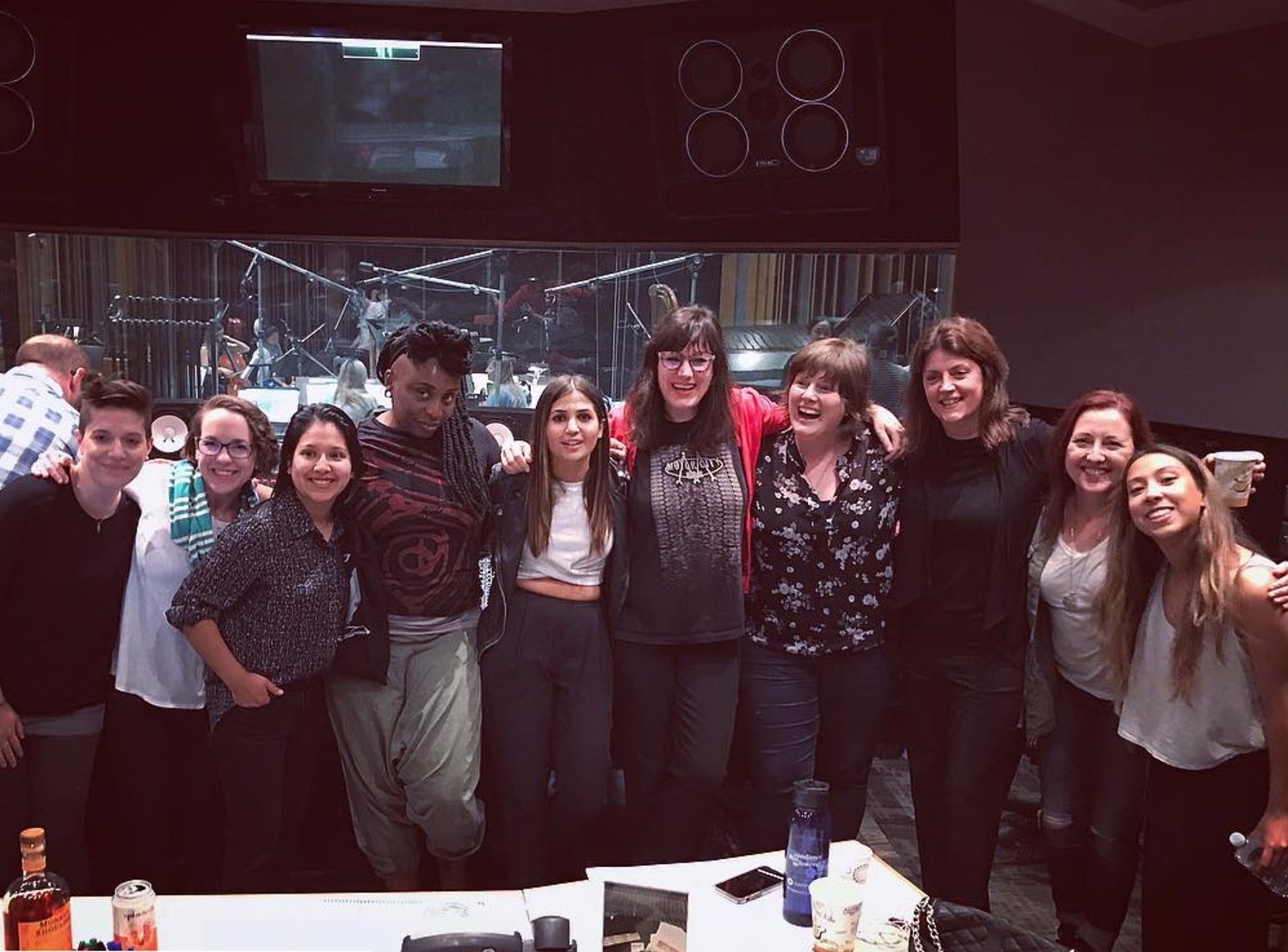 A control room full of women!