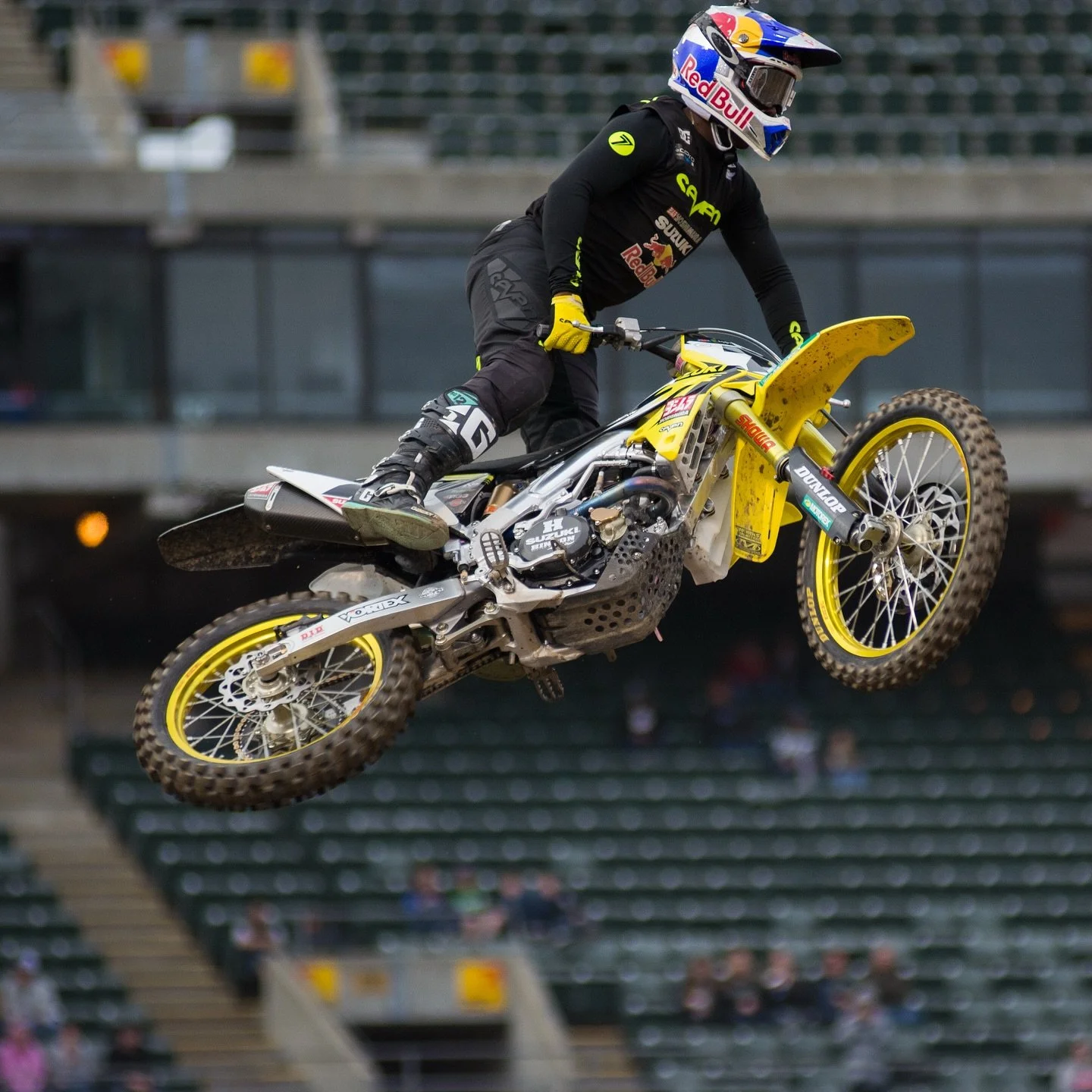 Feb 3, 2016 &mdash; Oakland SX 📸

James Stewart flowing during qualifying at Oakland SX 2016. 🔥 Shot this from the stands with a sneaky camera setup, first time I ever had to sneak my gear in 😂

That moment lit the fire and I knew I had to get leg