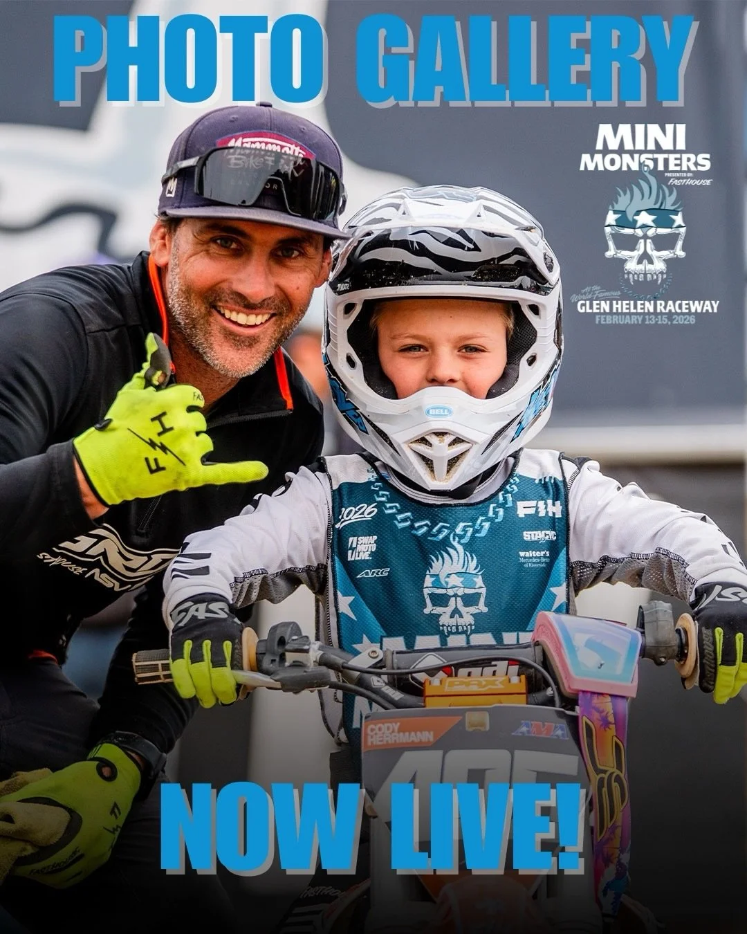 MINI MONSTERS 2026 PHOTO GALLERY IS NOW LIVE! 🔥🚨

IF YOU WERE AT MINI MONSTERS WE MAY HAVE A PHOTO OF YOU! SEARCH BY RIDERS # or &ldquo;X&rdquo; FOR MORE PHOTOS. 

DIGITAL AND PRINTS AVAILABLE 📸 (LINK IN BIO) 

#camworkx #camworkxtakeover #moto
