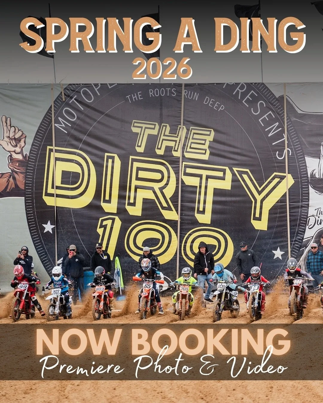 LETS TELL YOUR STORY AT THIS YEARS DING🛎️

WE ARE NOW OPEN FOR BOOKINGS @springadingding |  @oakhillmx 🚨

PREMIERE PHOTO AND VIDEO (SX &amp; MX) 🔥

WE WILL FILL UP FAST! ONLY (3) RIDERS PER CLASS ‼️ 

LOCK YOURS IN NOW🎬👇

(LINK IN BIO TO BOOK)

