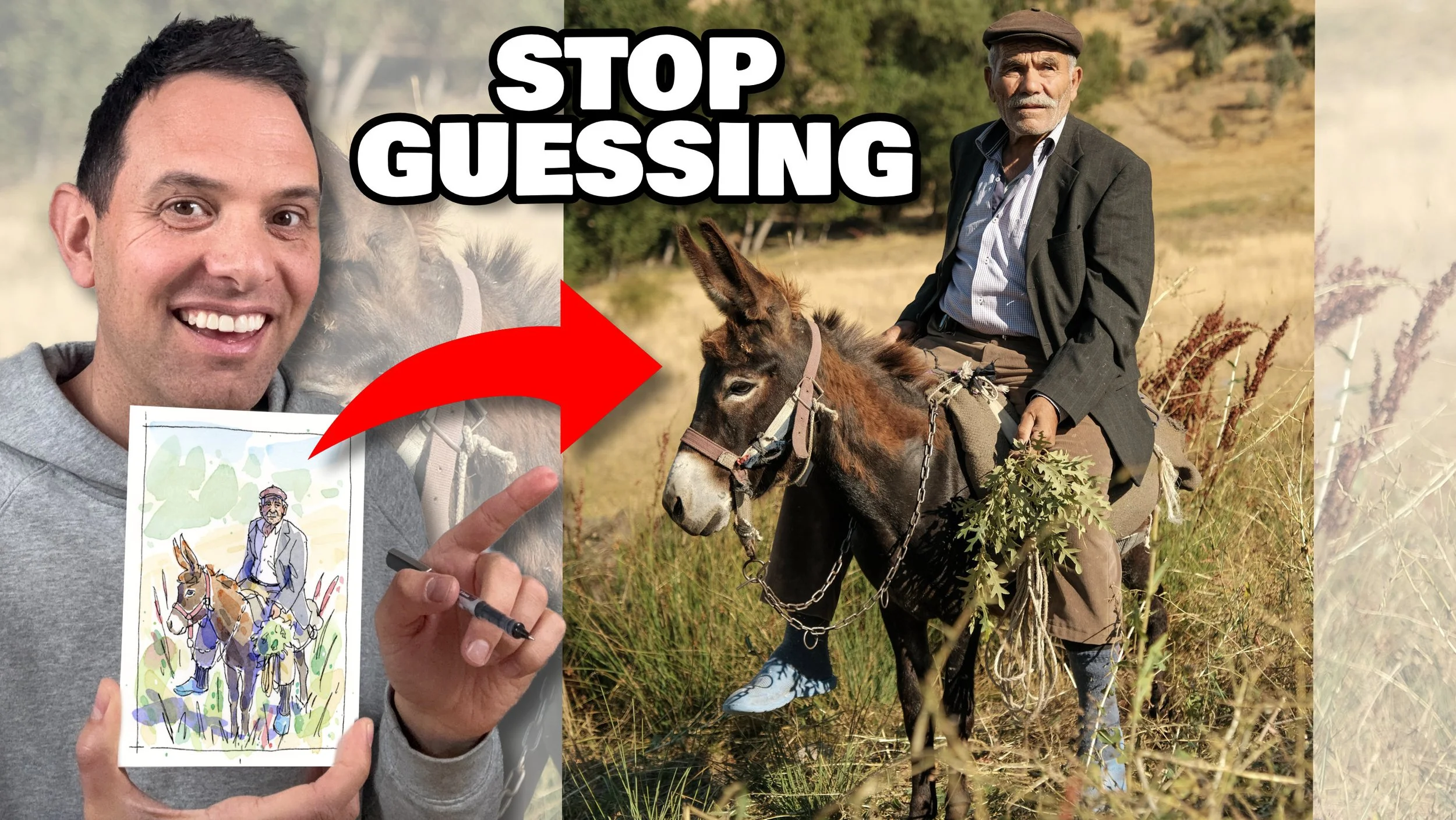 How to Sketch ANYTHING from a Reference Photo