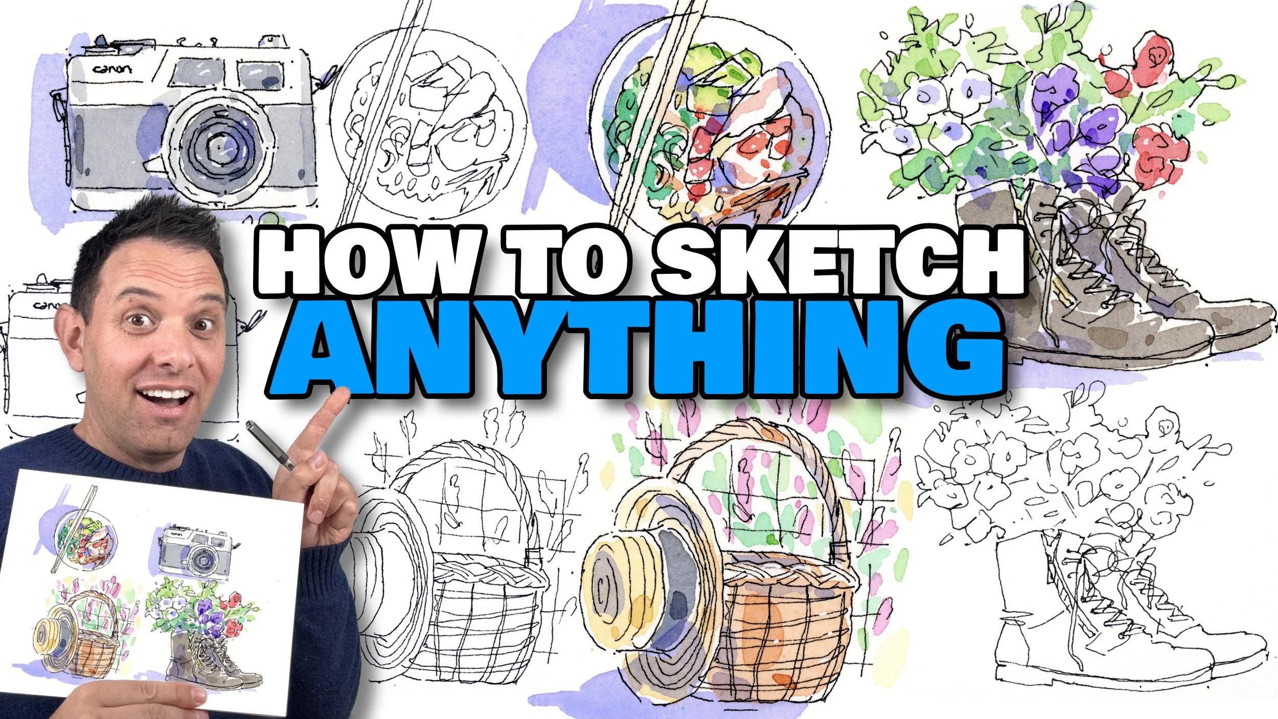How To Sketch ANYTHING (Even if you can't draw)
