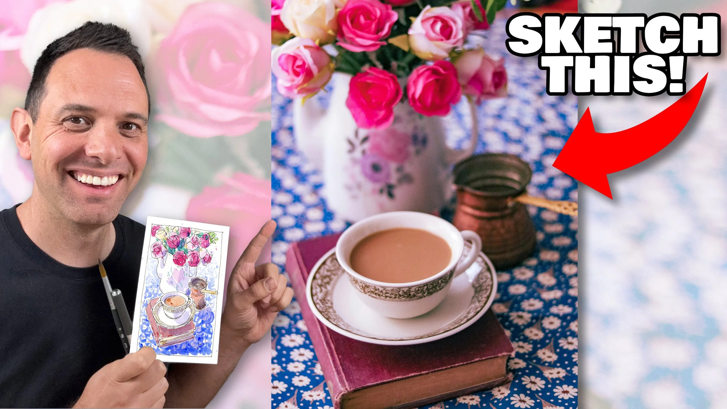 How To Sketch A Vibrant Still Life