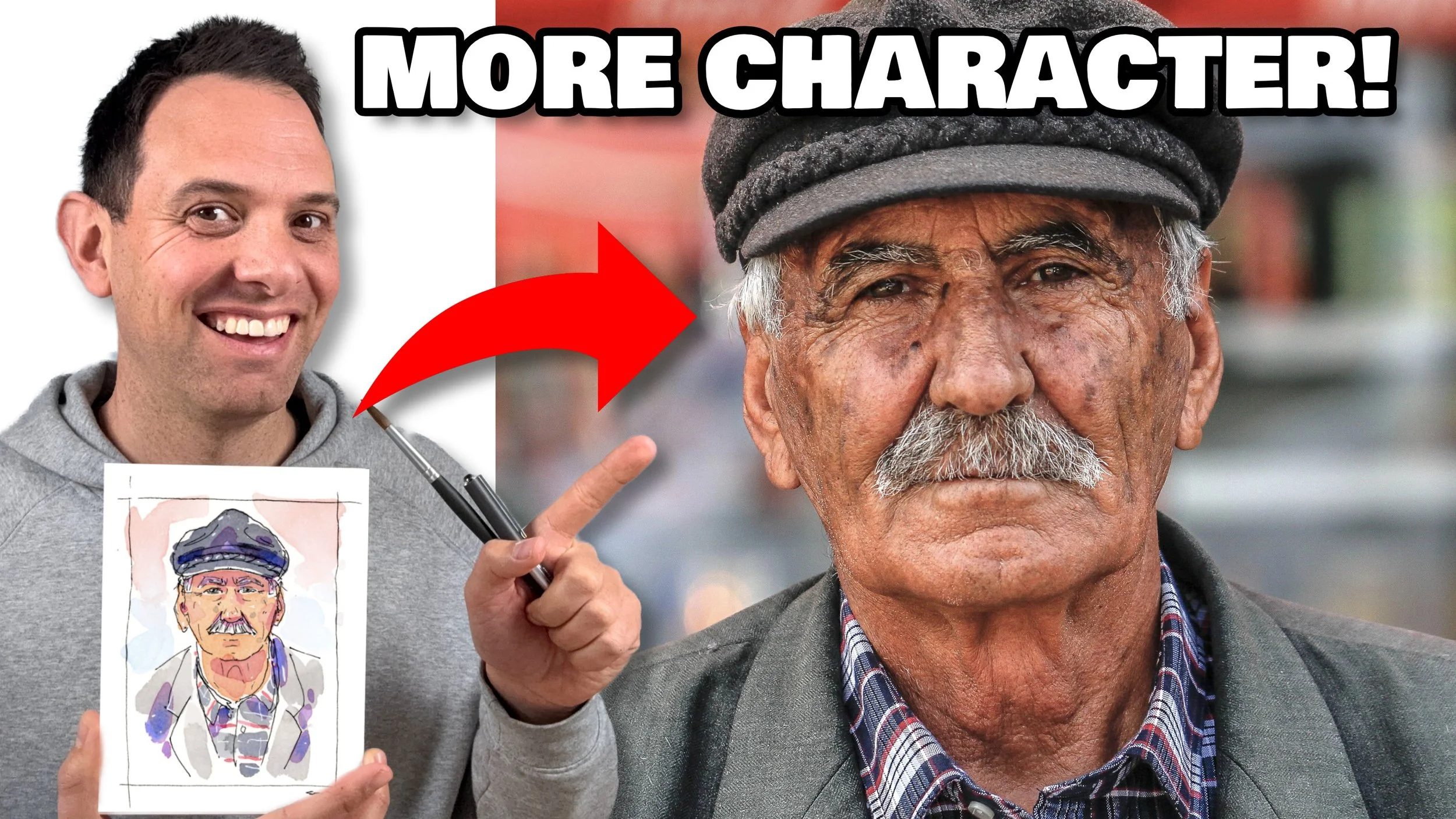 How to Sketch Portraits with Character