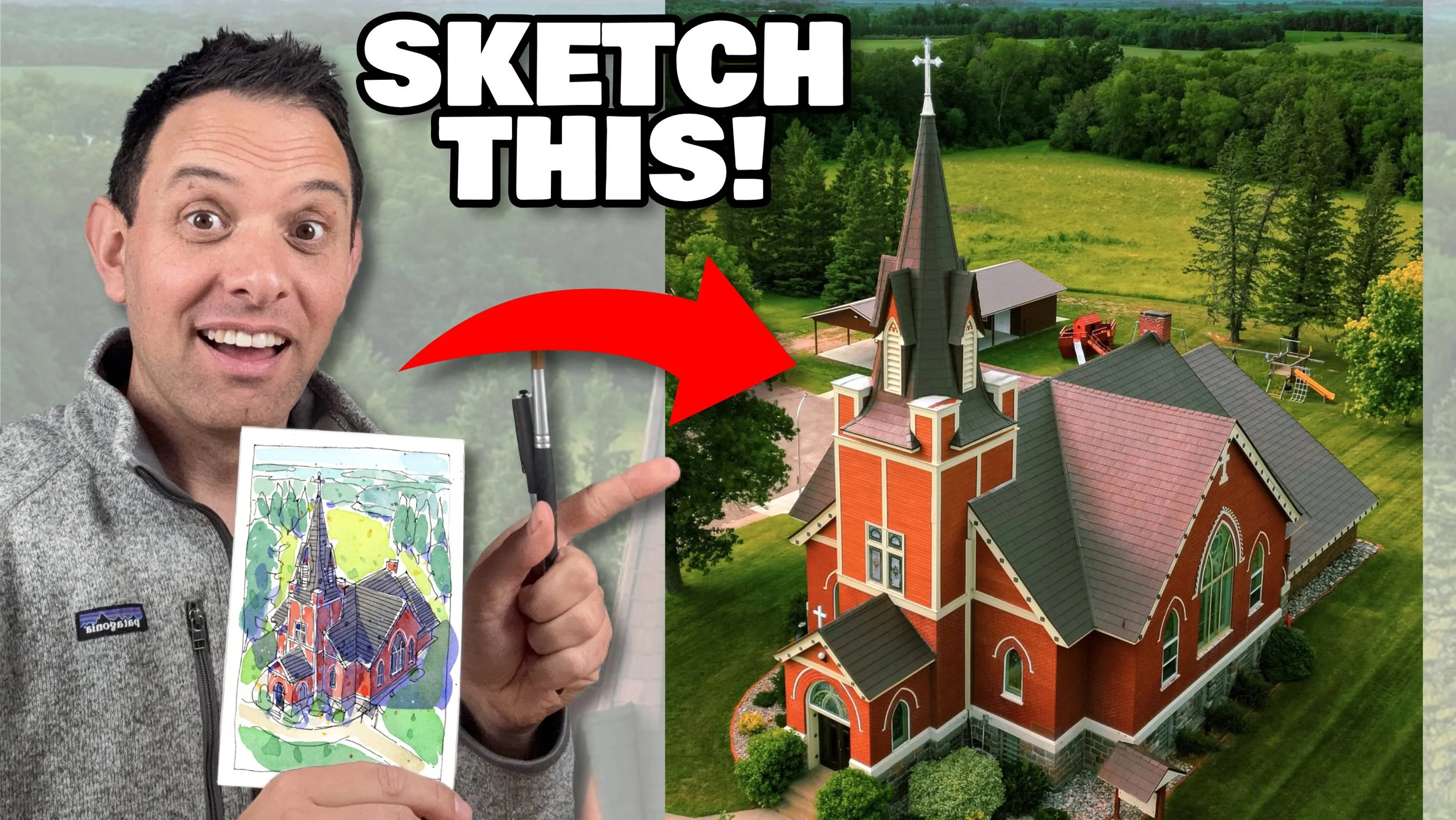 Sketch ANY Building From Above