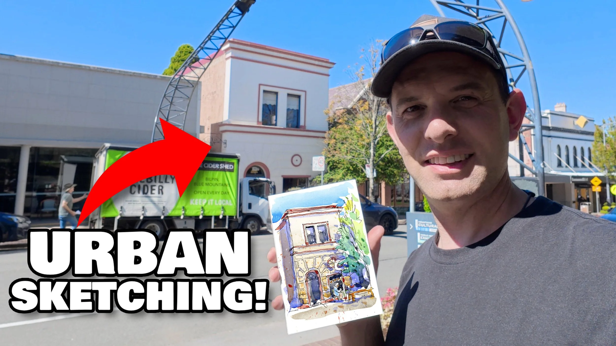 Urban Sketching Leura 