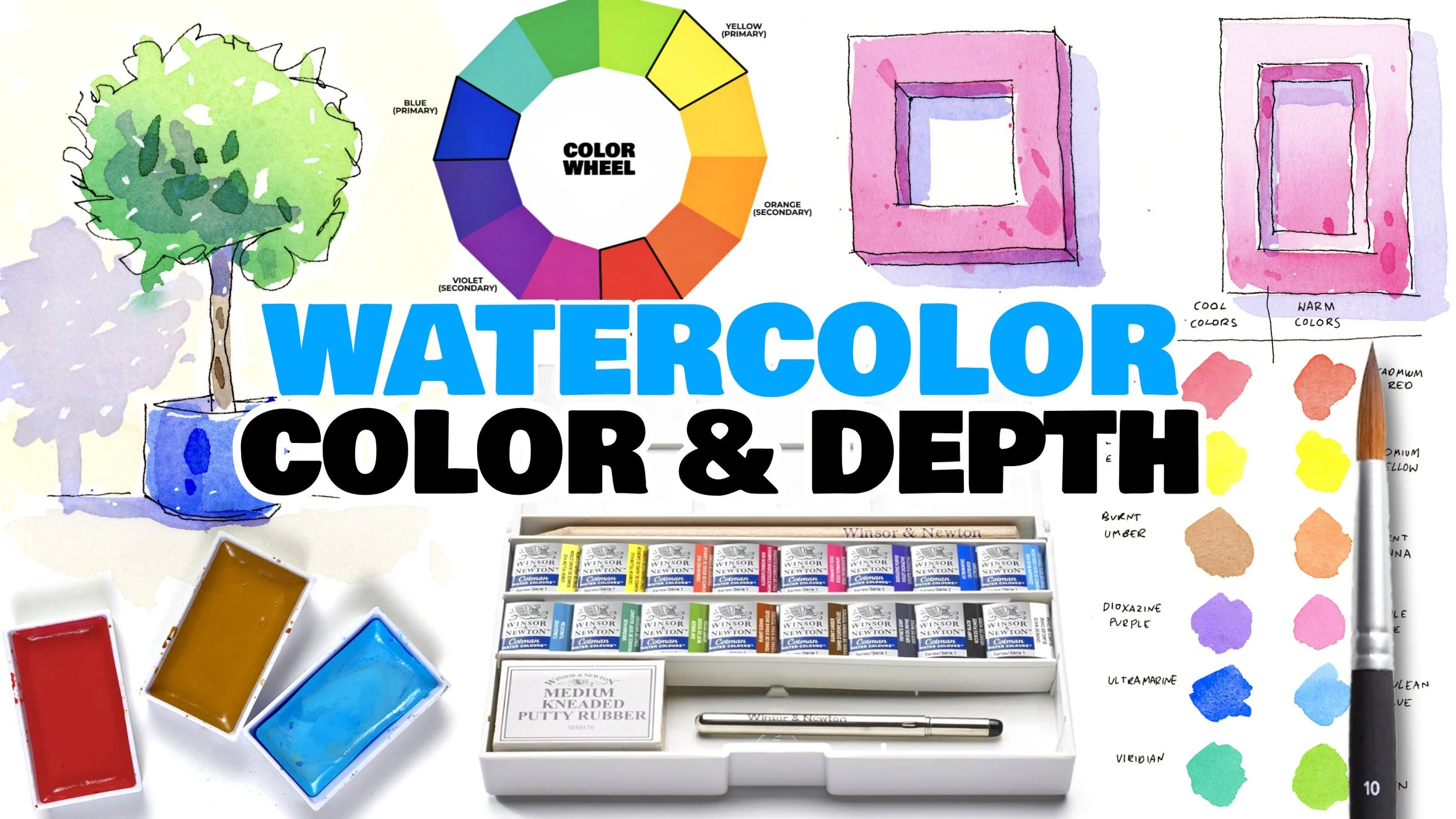 Advanced Watercolor: Color Theory & Adding Depth