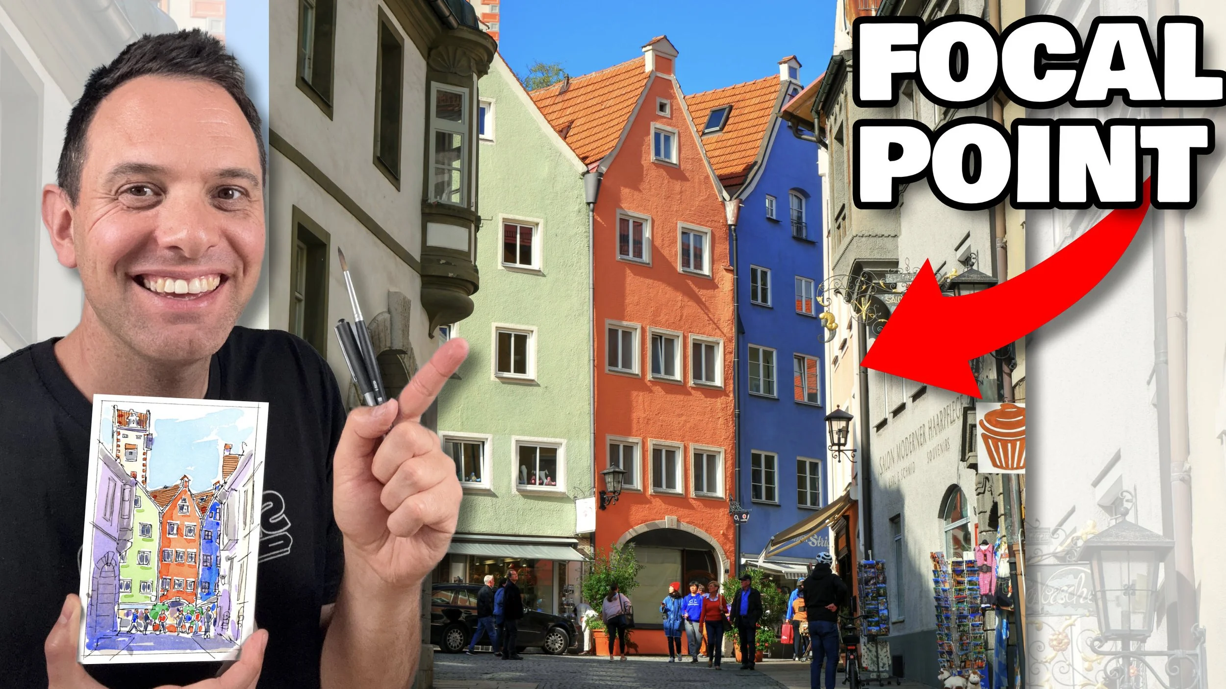 The Focal Point Trick That Makes Any Street Sketch Work