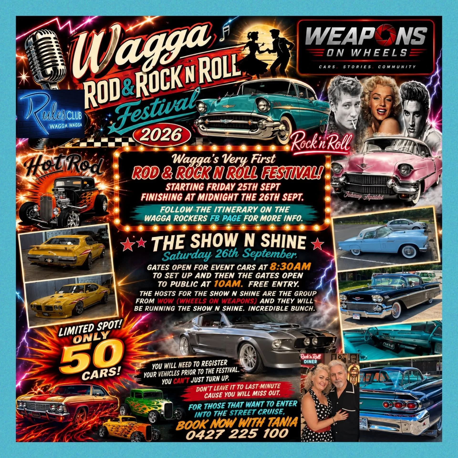 Wagga Rod &amp; Rock n Roll Festival 2026