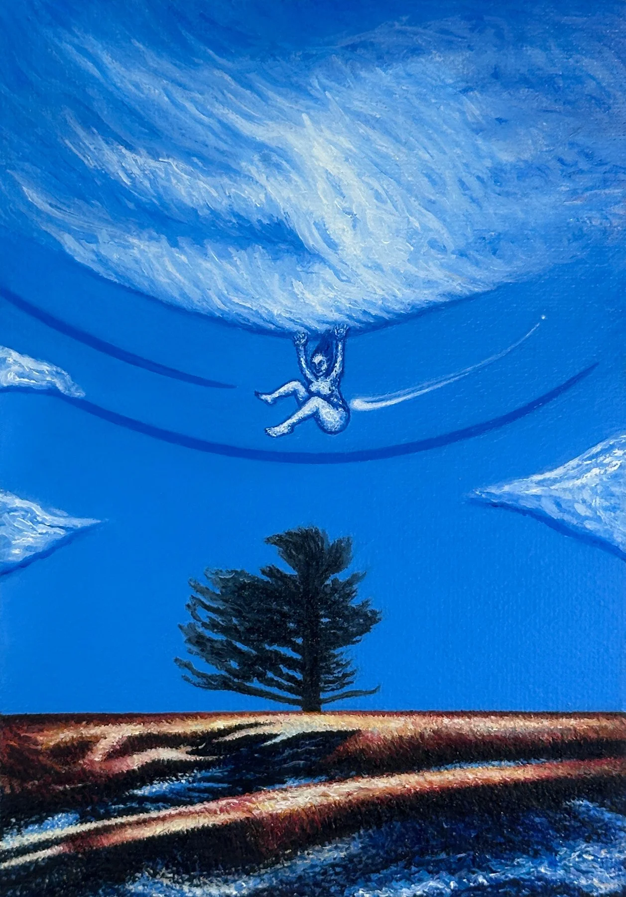   Sylph  oil on canvas 5 x 7 in 2026 