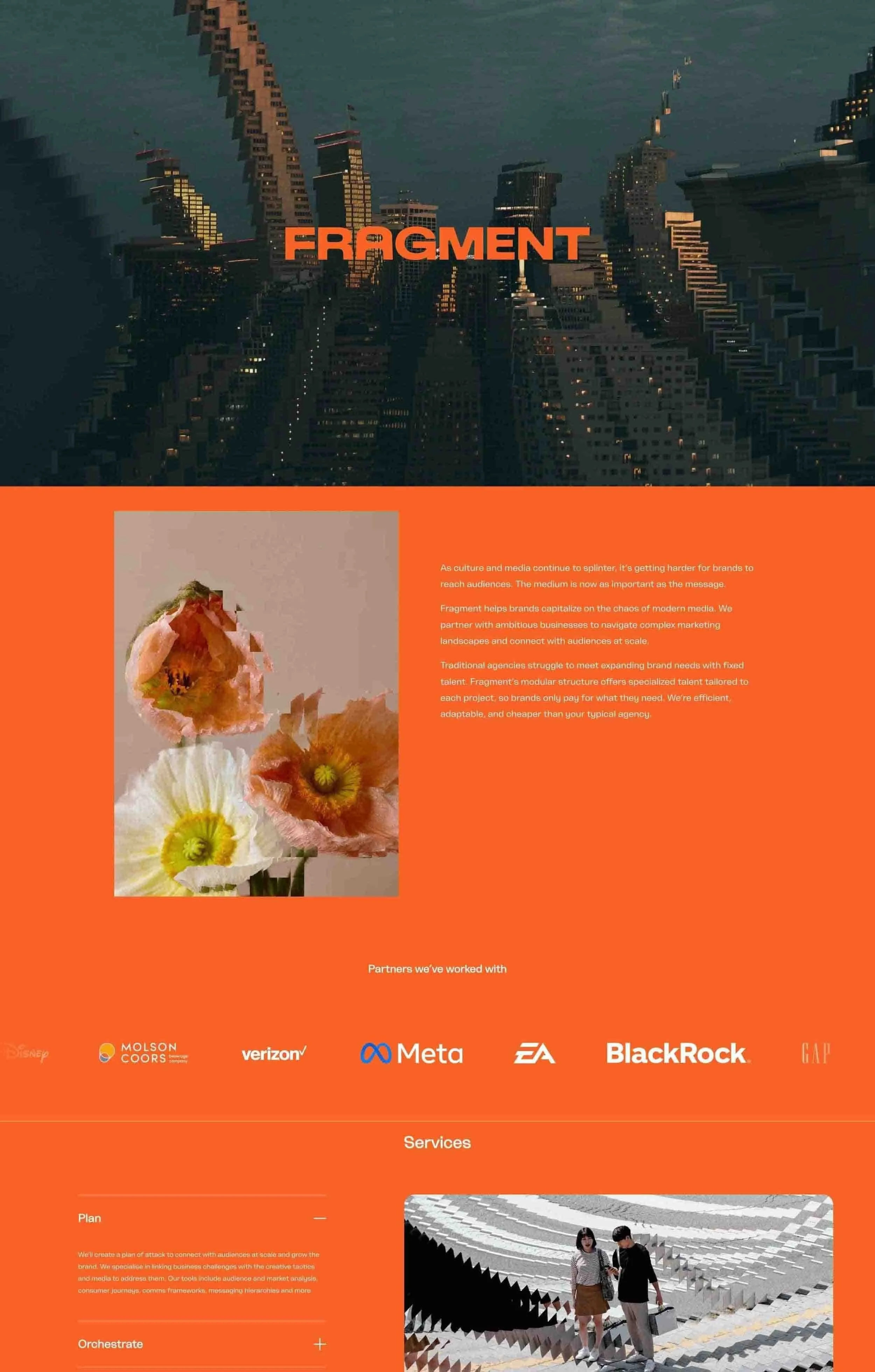 fragment nyc home page showcase