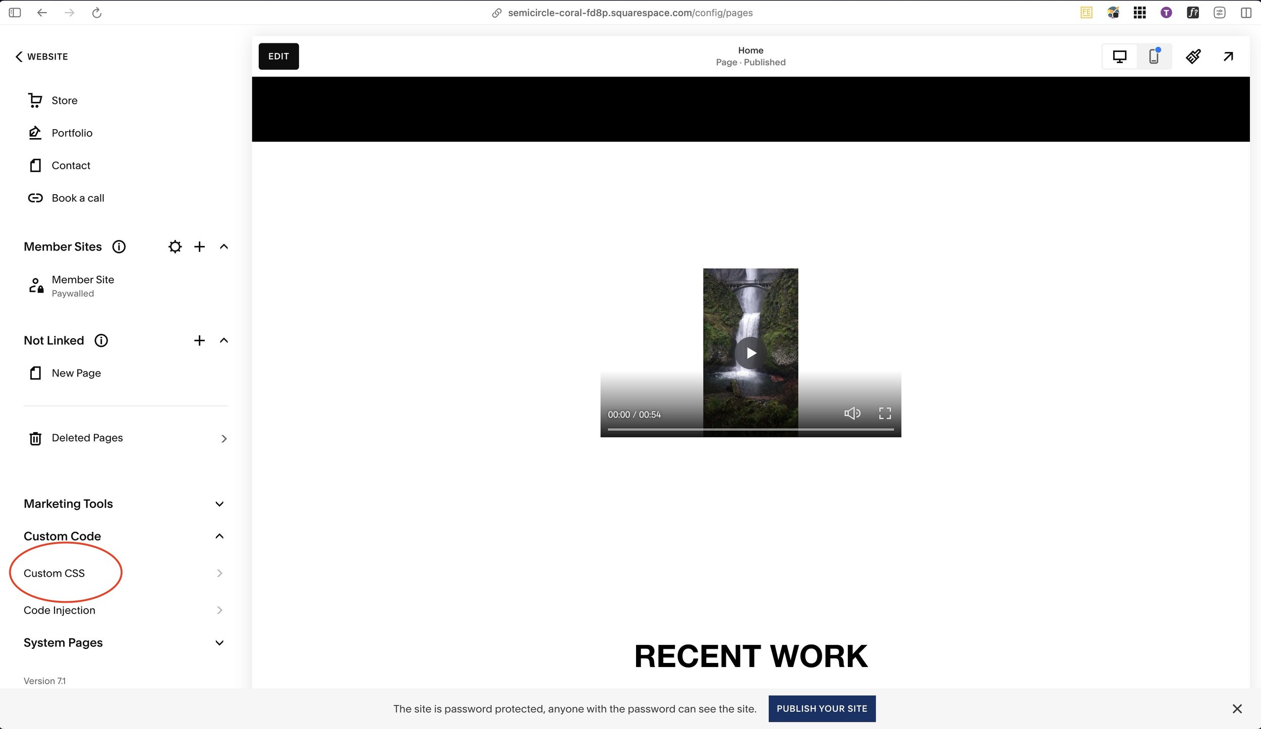 vertical videos squarespace, add vertical video on squarespace, squarespace vertical videos, website designer, squarespace website designer, web designer, squarespace website designer