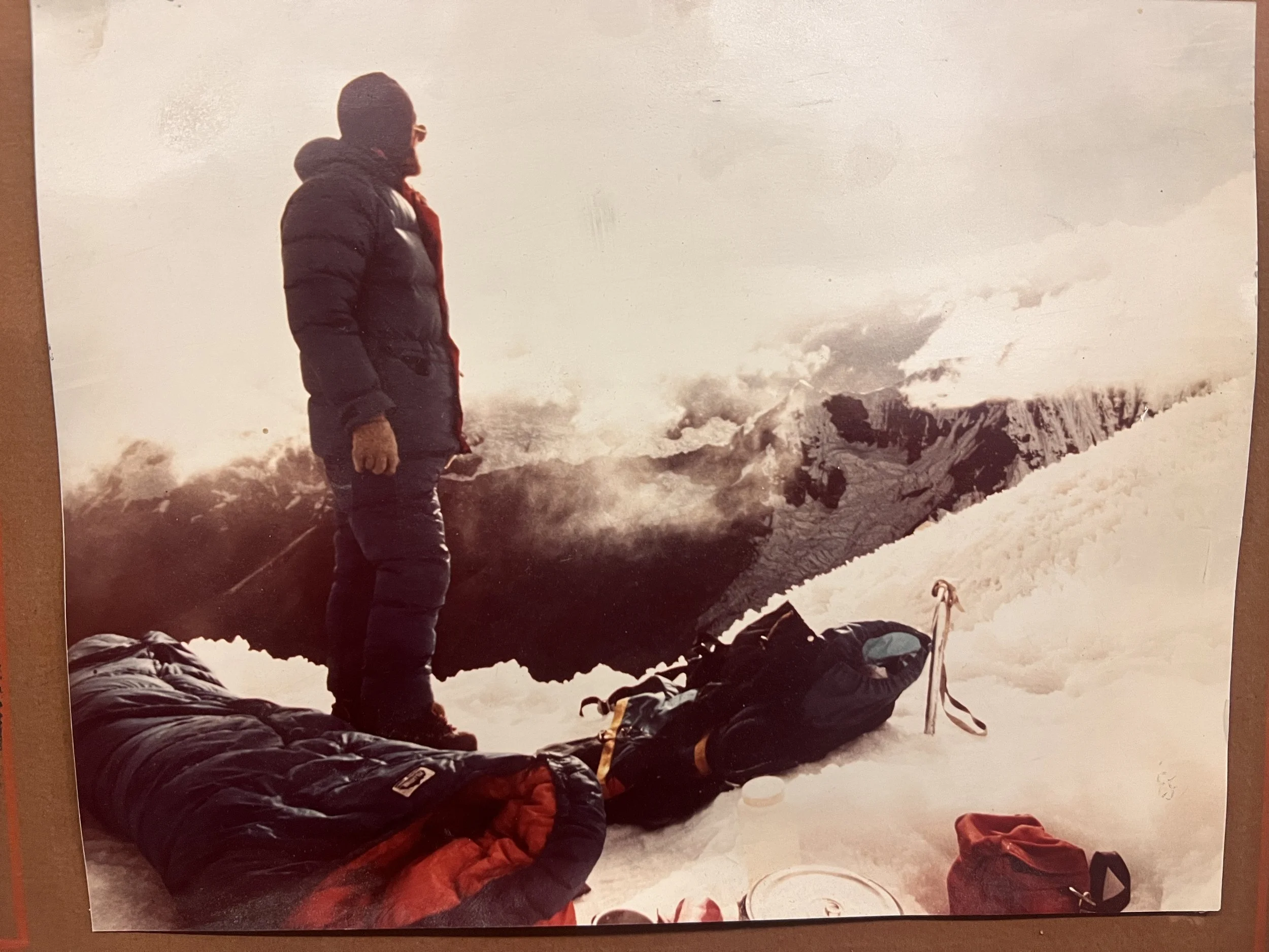 Archival Kluane Mountaineering field photograph