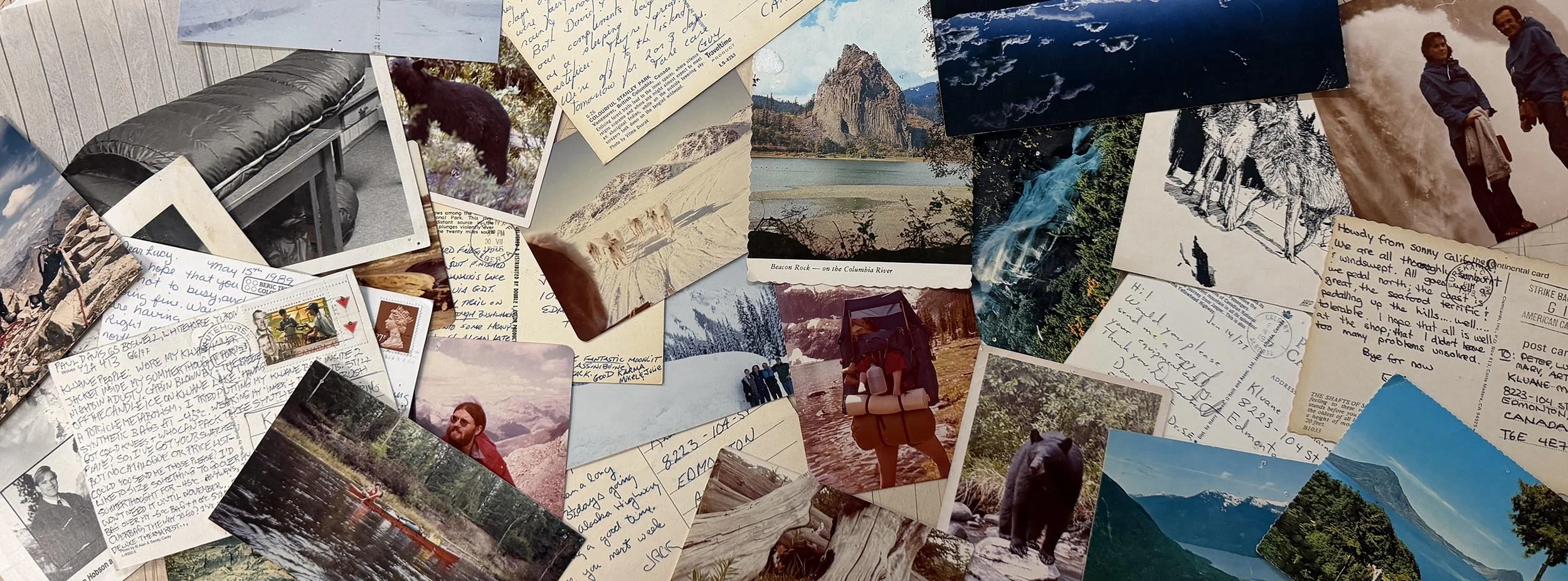 Kluane Mountaineering archival photographs, postcards, letters and expedition material