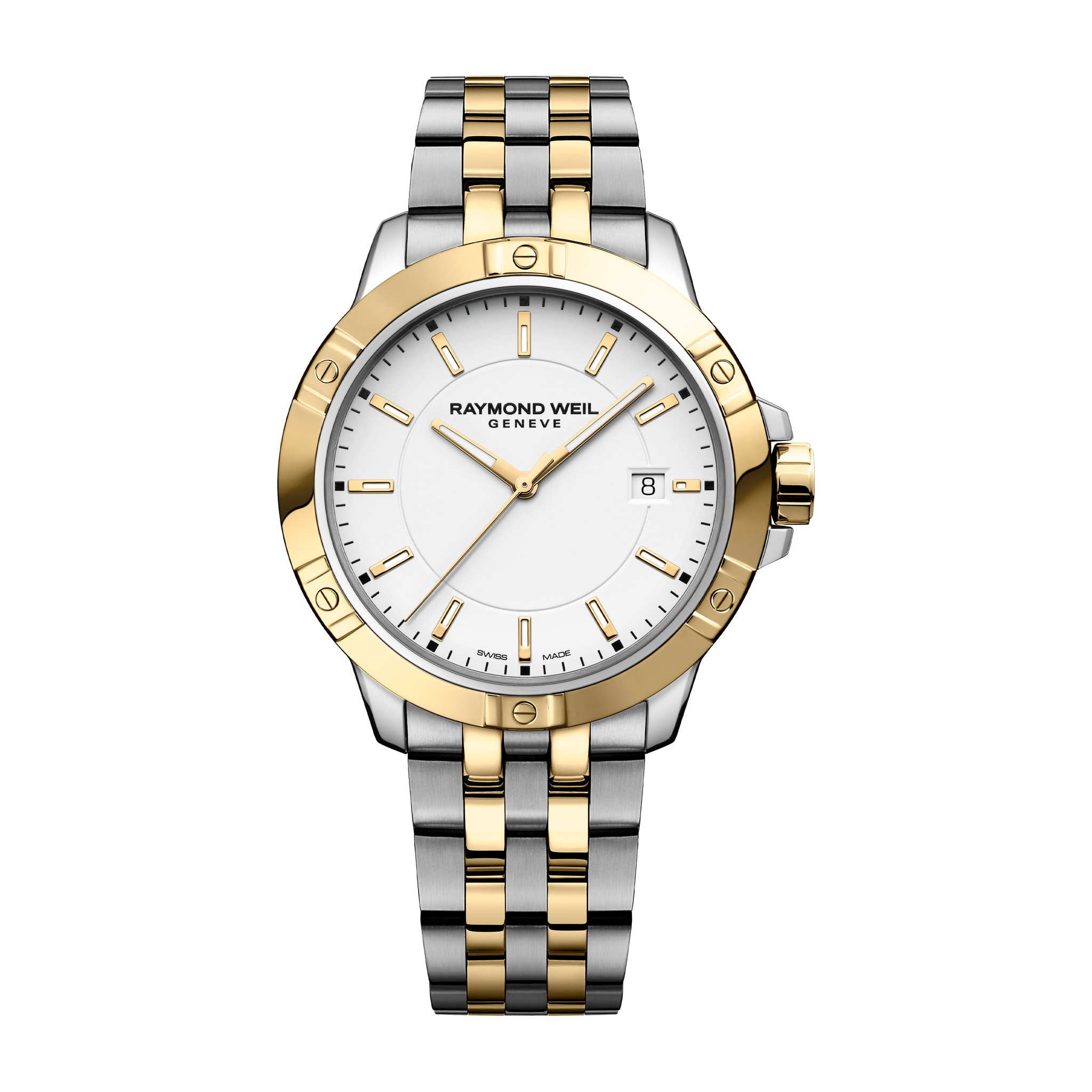 RAYMOND WEIL Tango 8160-STP-30041 – Two-Tone & White Dial