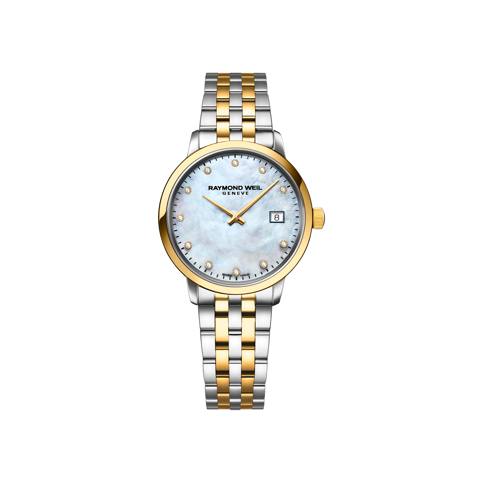 RAYMOND WEIL Toccata 5985-STP-97081 – Two-Tone & Mother-of-Pearl Diamonds