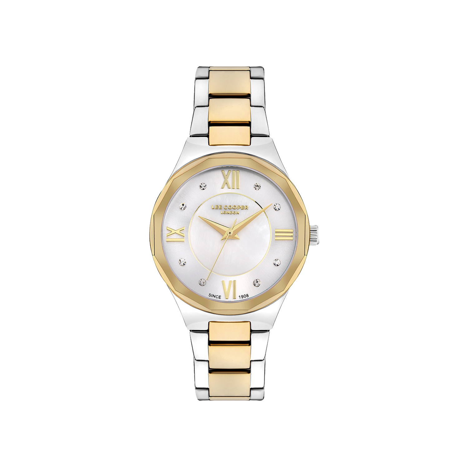 Lee Cooper Ladies' Watch LC07922.130 | MOP Dial Two-Tone Quartz