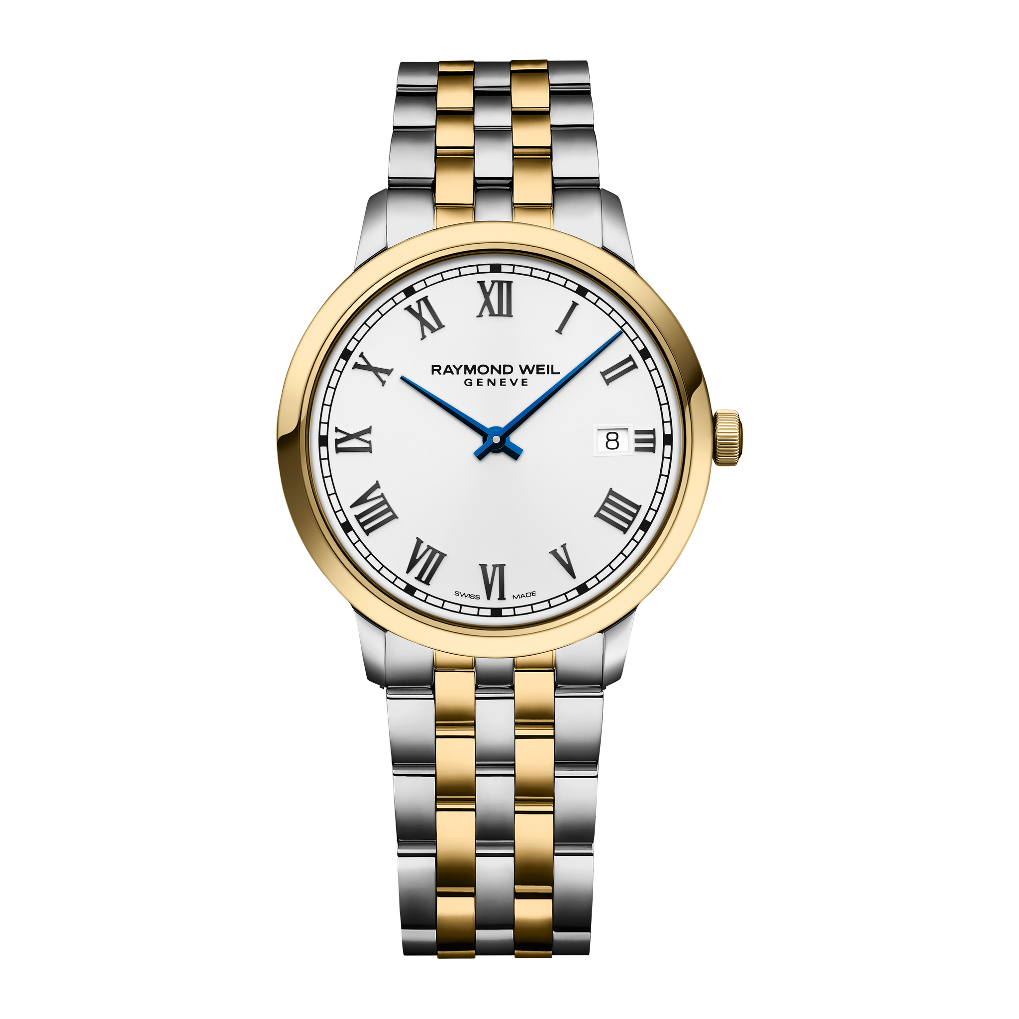 RAYMOND WEIL Toccata 5485-STP-00359 – Two-Tone & White Dial