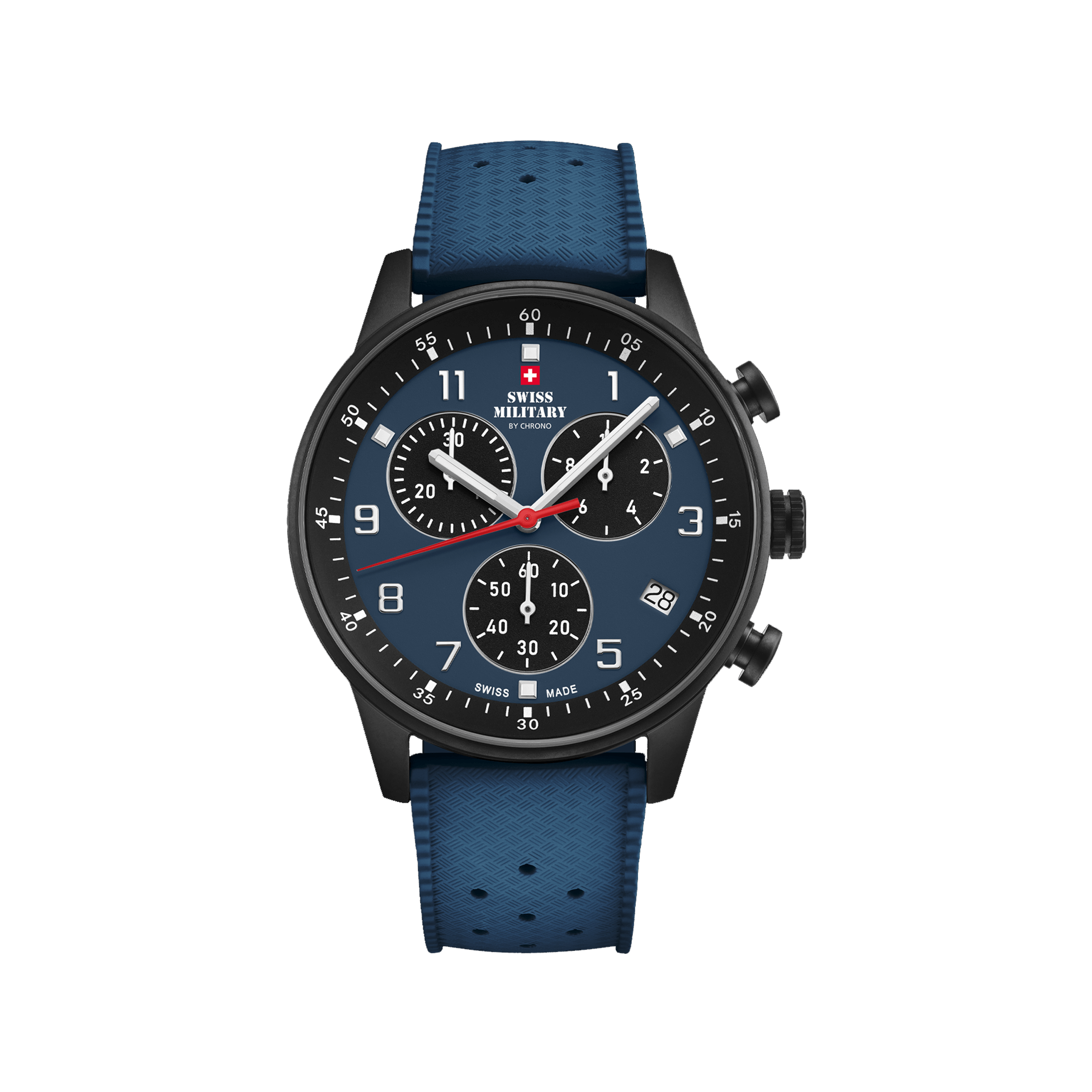 Swiss Military Minimalist Chronograph  Blue SM34114.13