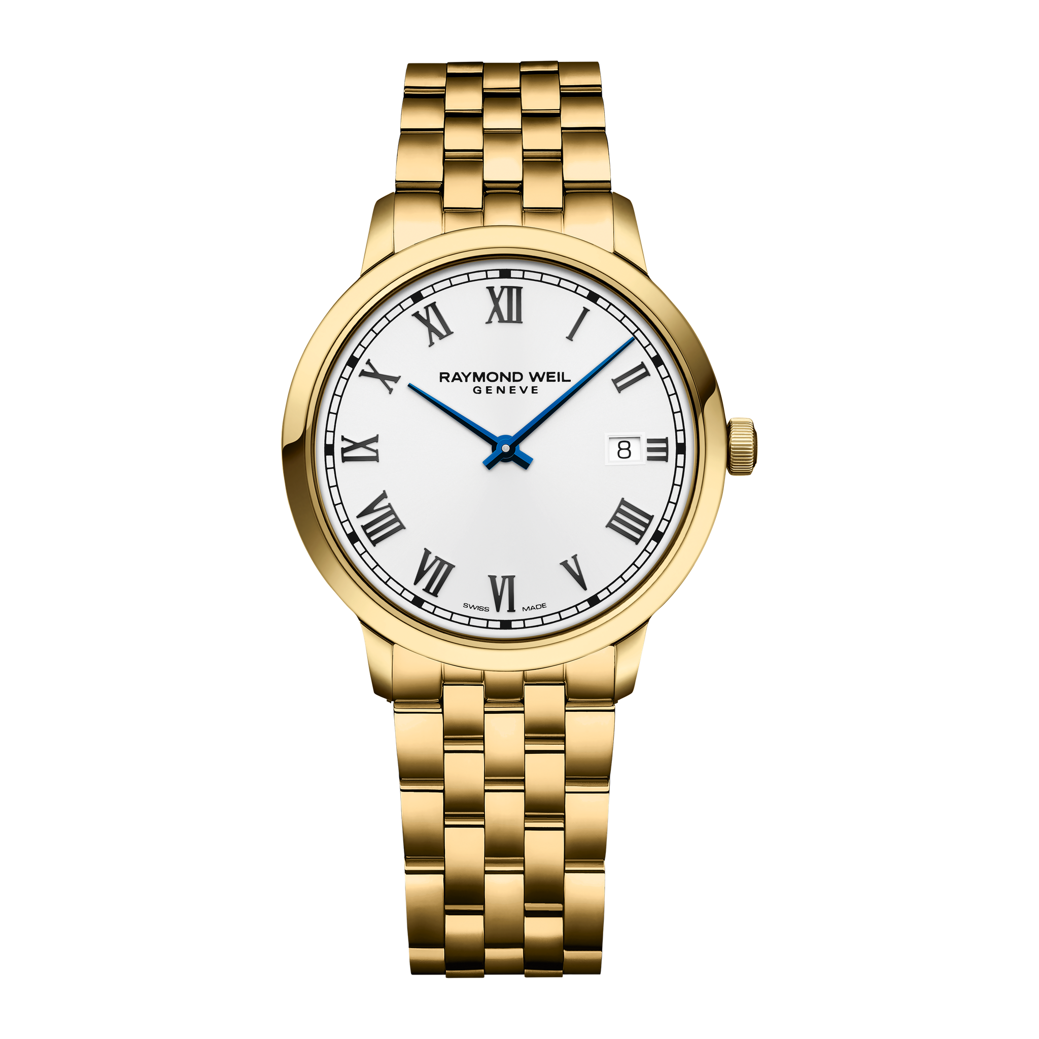 RAYMOND WEIL Toccata 5485-P-00359 – Gold PVD & White Dial