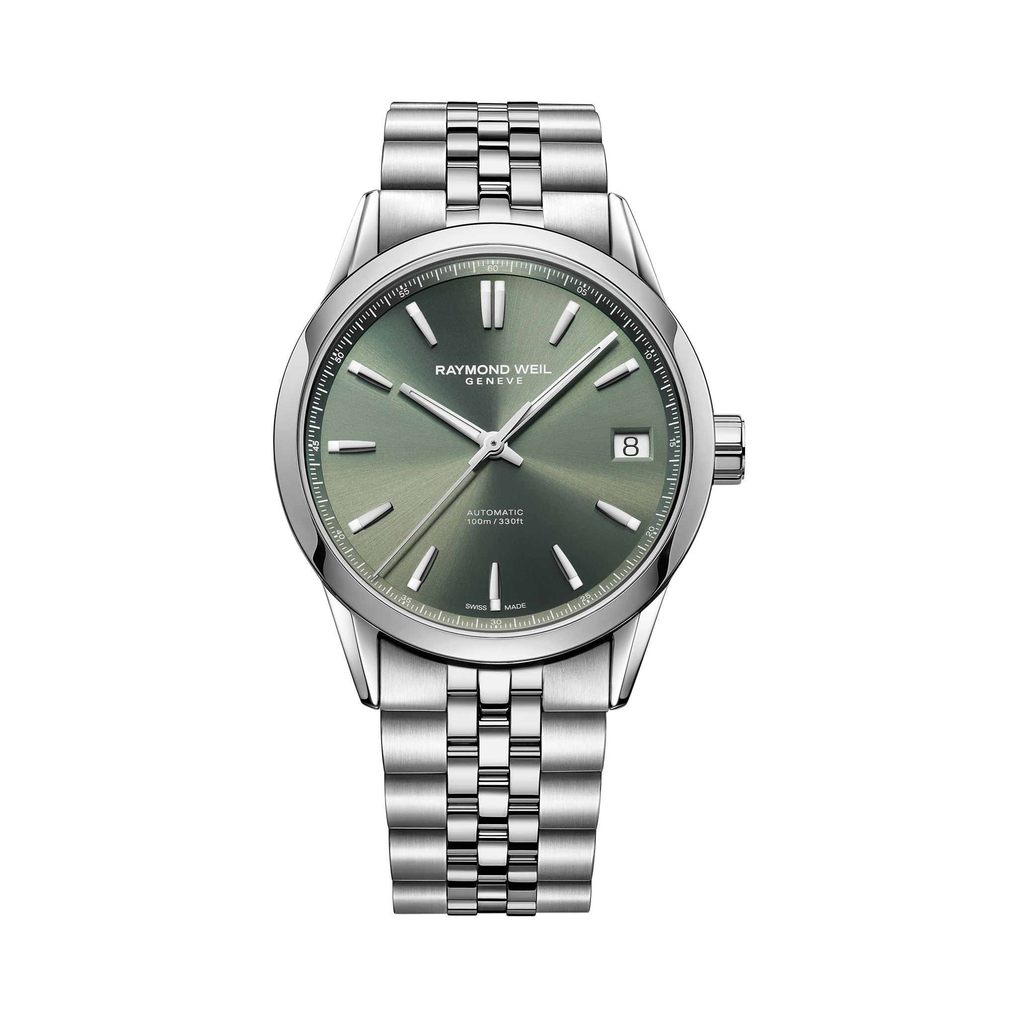 RAYMOND WEIL Freelancer Date 2741-ST-52001 – Green Dial