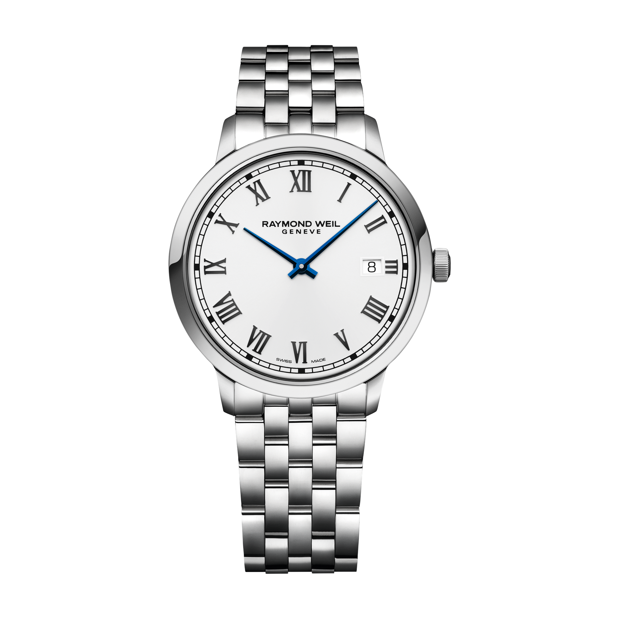 RAYMOND WEIL Toccata 5485-ST-00359 – Steel & White Dial