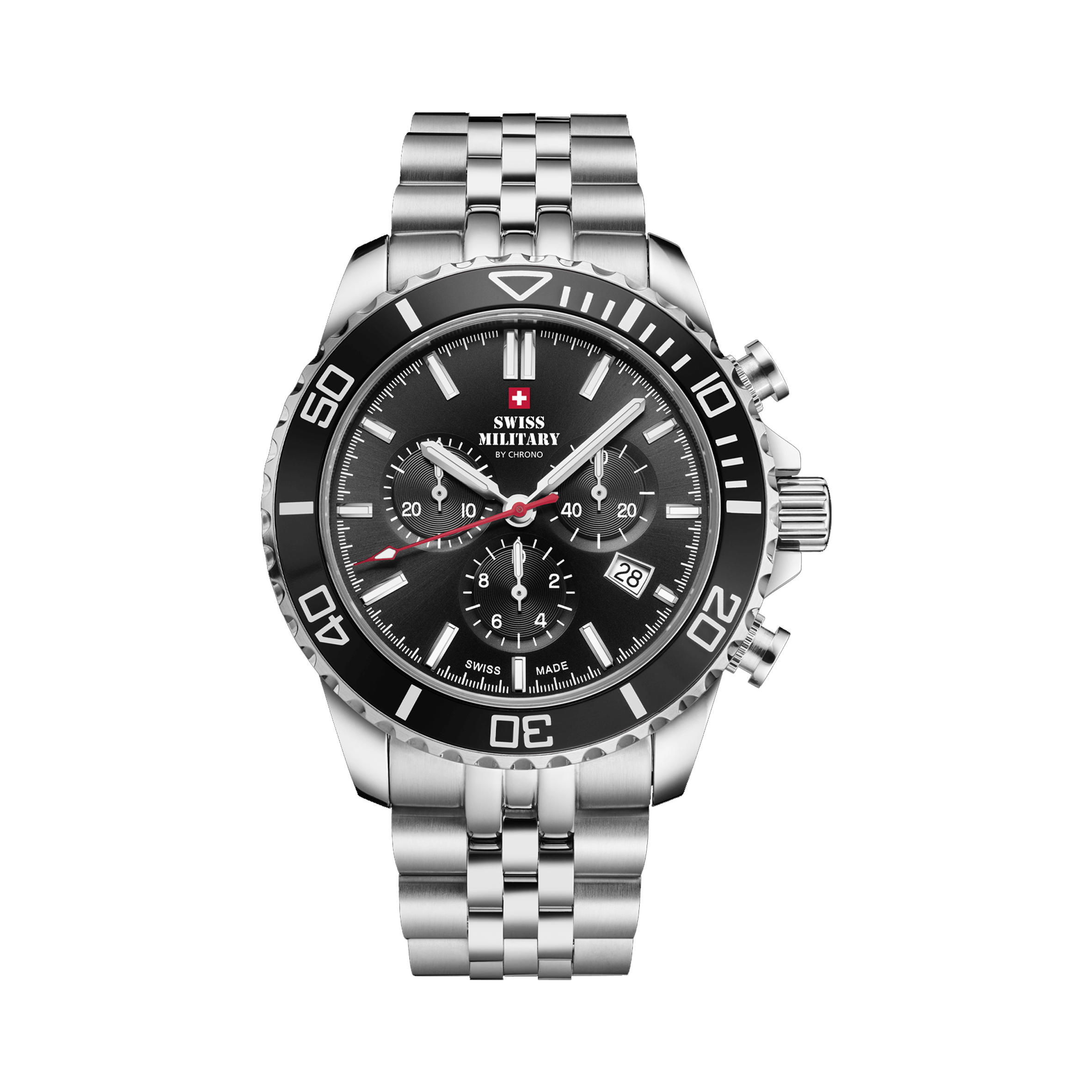 Swiss Military Chronograph SM34103.01 Black Dial