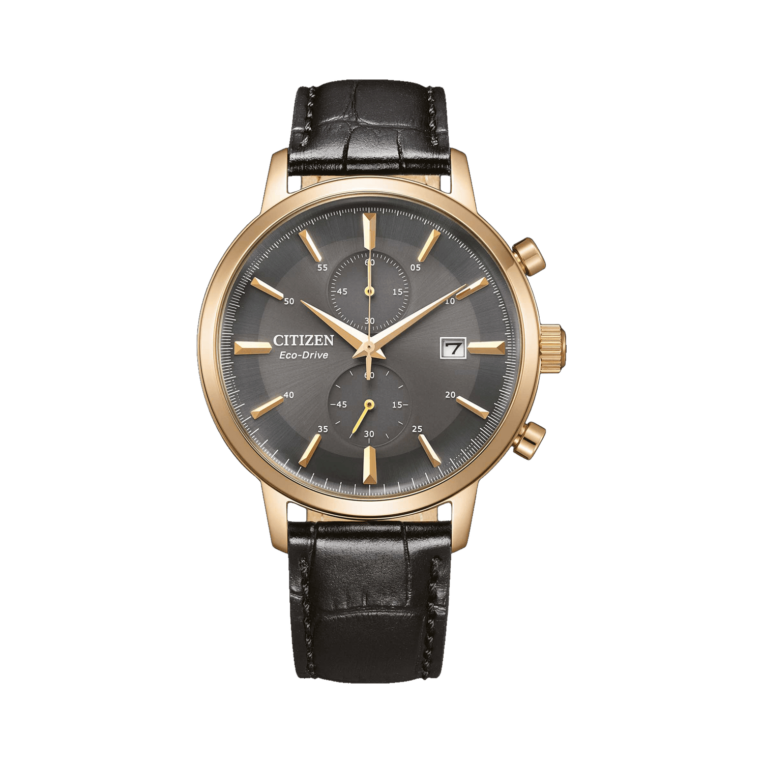 Citizen Chrono CA7067-11H - Gold Men's Eco-Drive Chronograph with