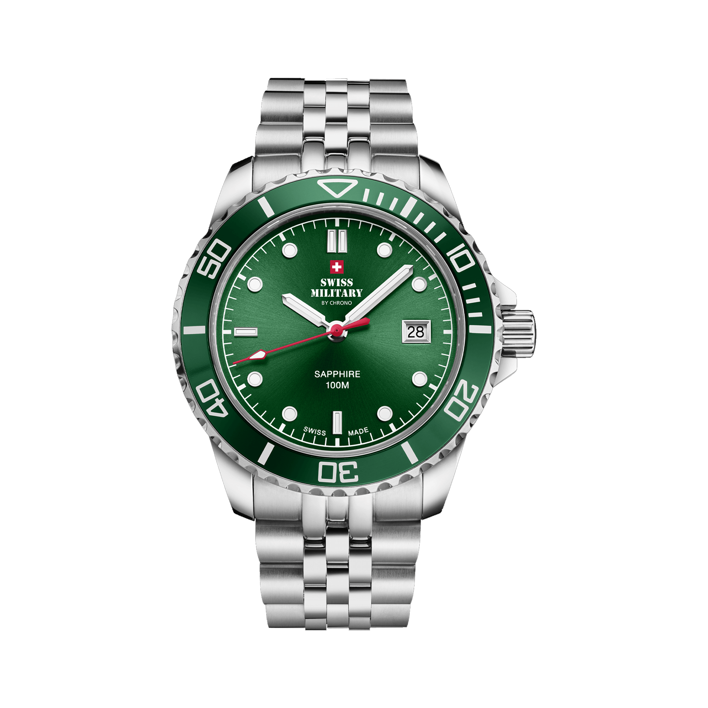 Swiss Military SM34109.03 Green Sports Watch
