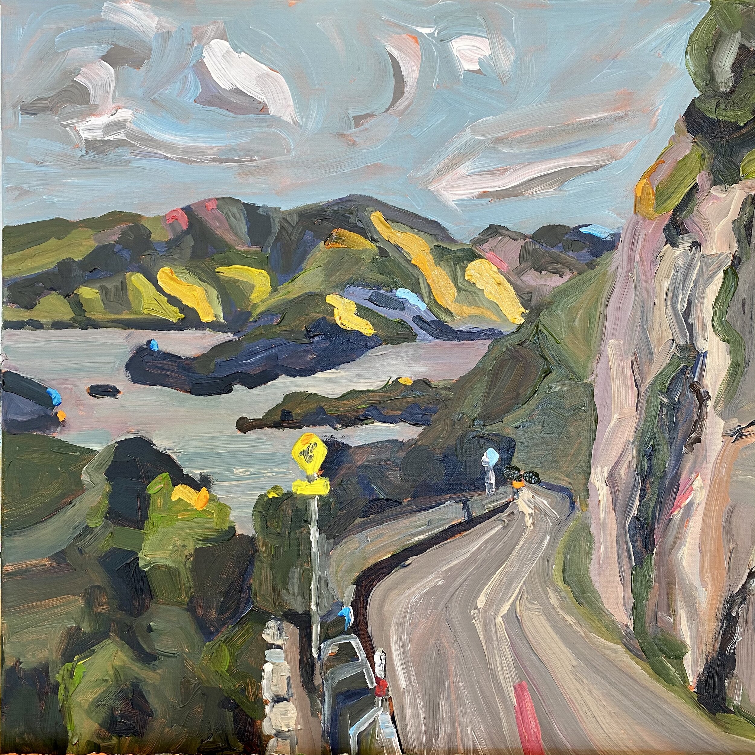 Harry Ell, road to Governors Bay
