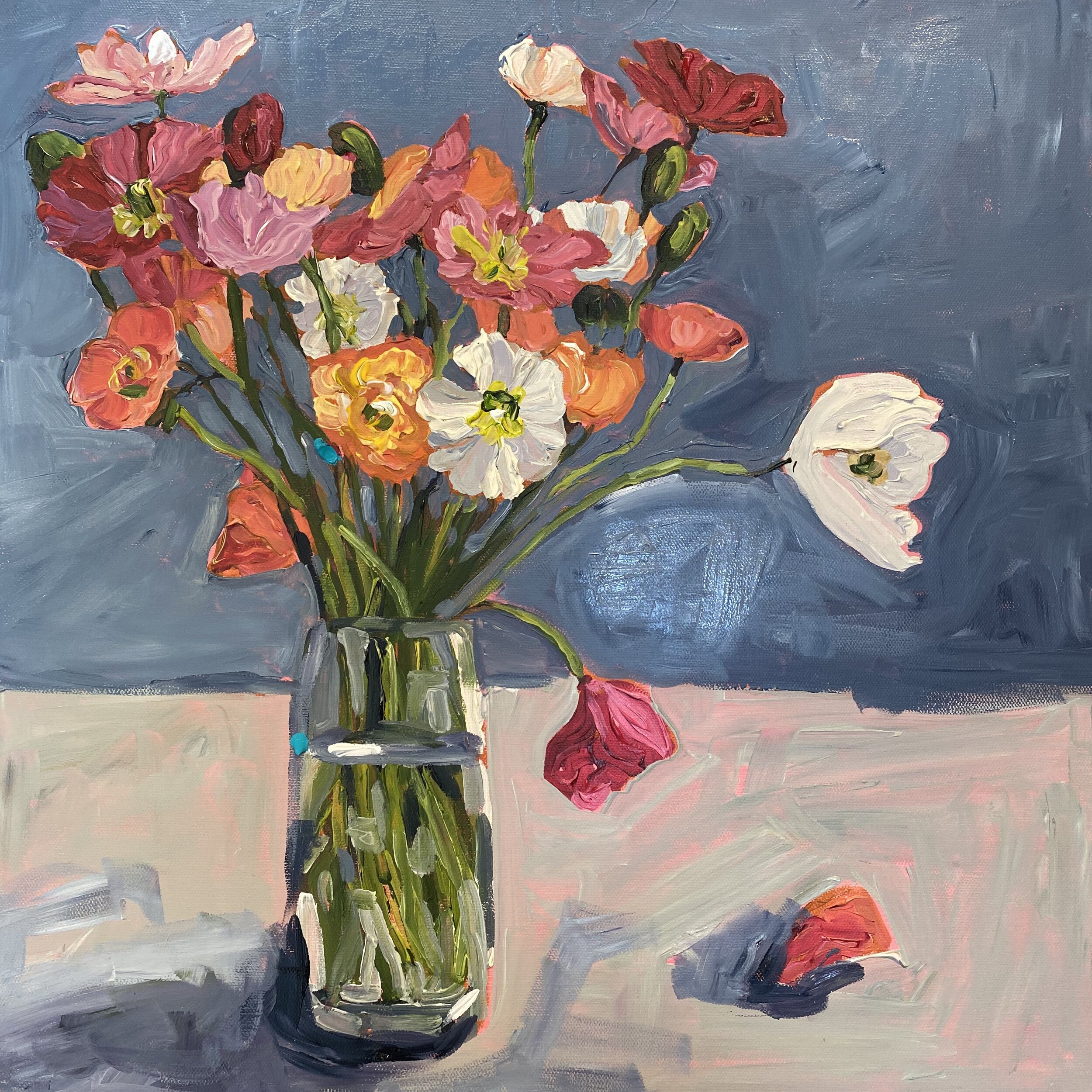 Mixed Poppies, available The Frameworkshop Gallery Herne Bay