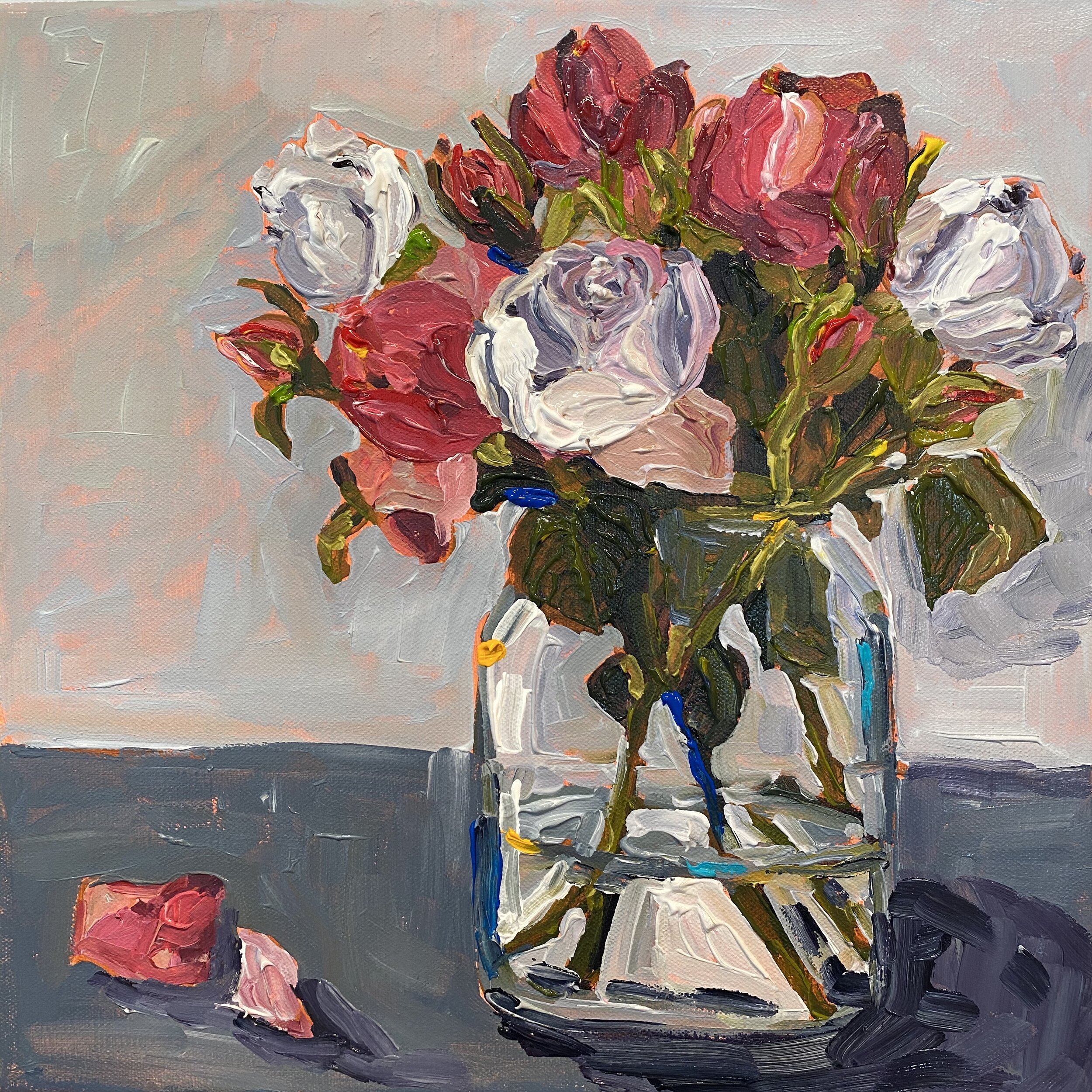 Rose Red rose white SOLD