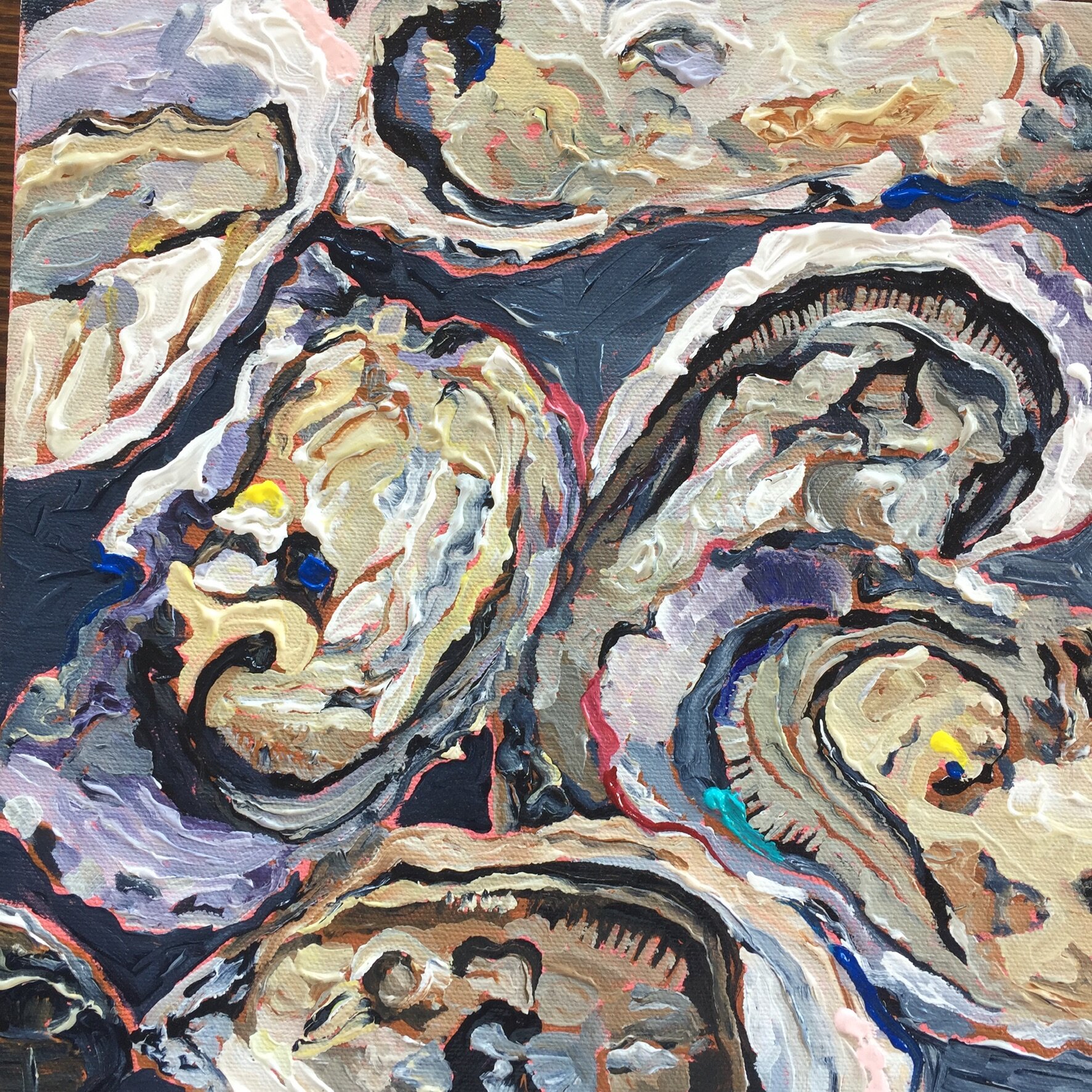 Plate of Oysters, available Frameworkshop Gallery Herne Bay