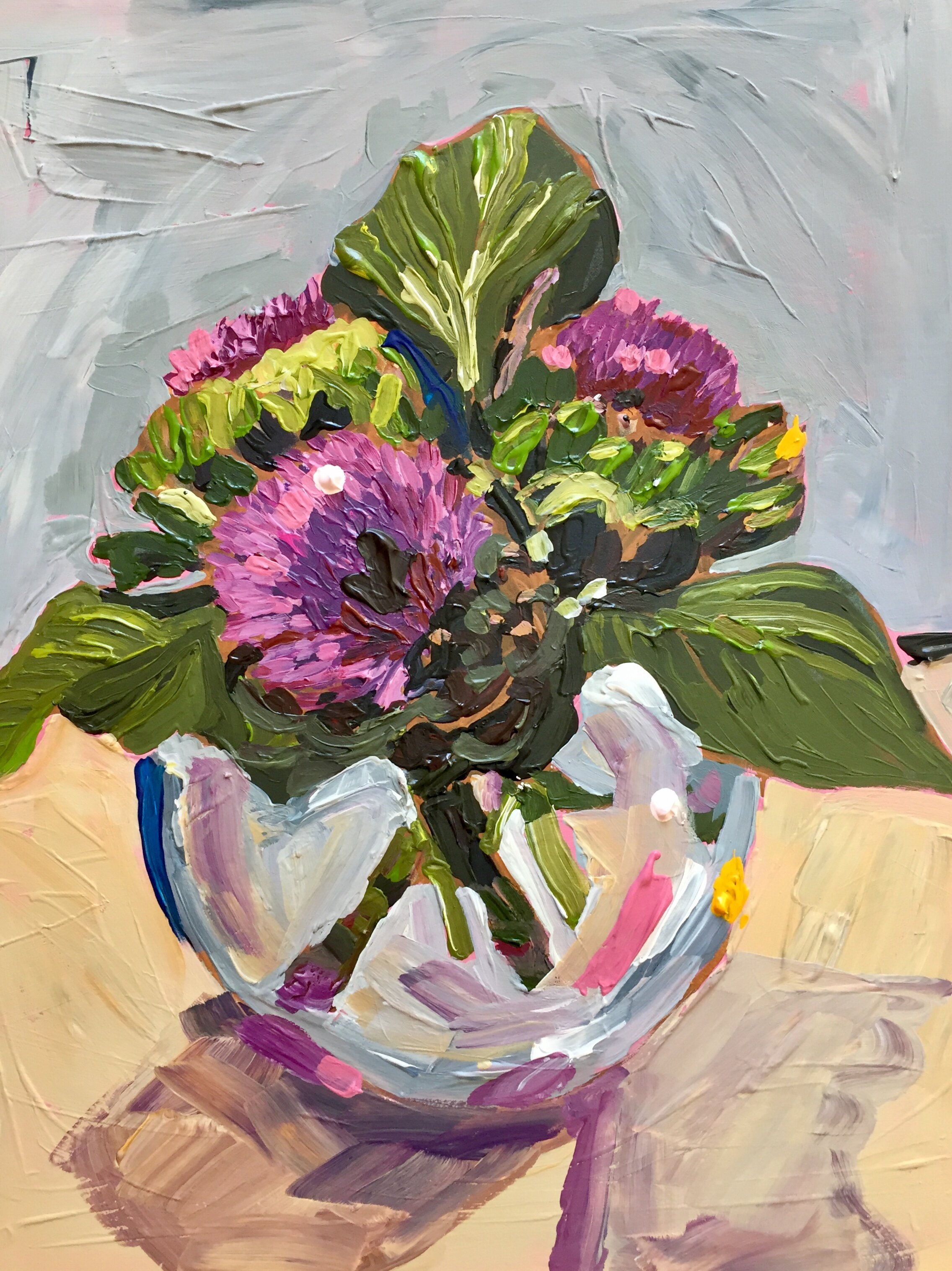 Artichoke Flowers, works on a per available Frameworkshop Gallery