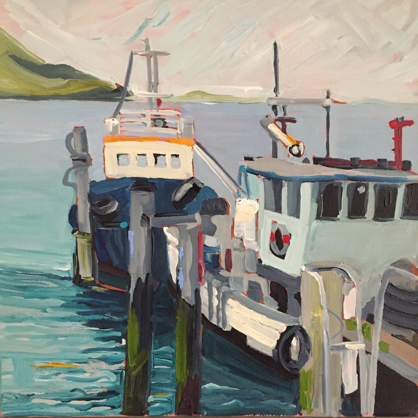 Dunedin Harbour SOLD The Artists Room