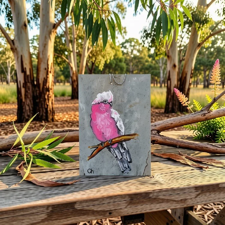 Forever Card - Pink Galah