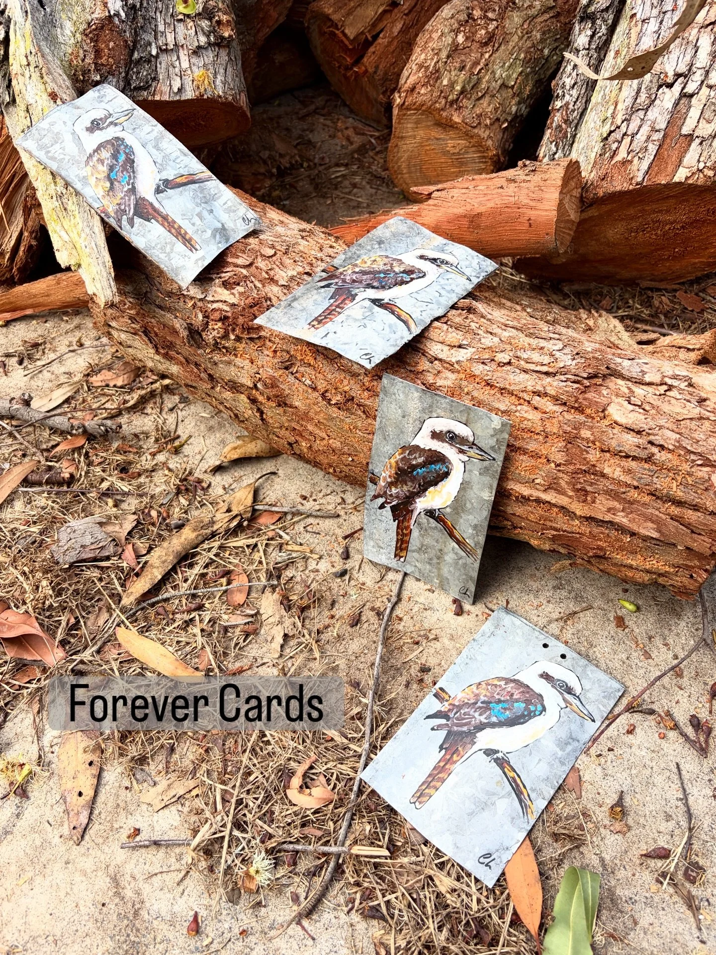 🇦🇺 🦜 Surrounded 
I have spent the last two weeks with this little beauties so put them on my Forever Cards - not on my website yet - but you can message me if you are keen.

✍️ drawn by me 
🎨 painted by me
🔨 put together by me

💡 And my idea !!