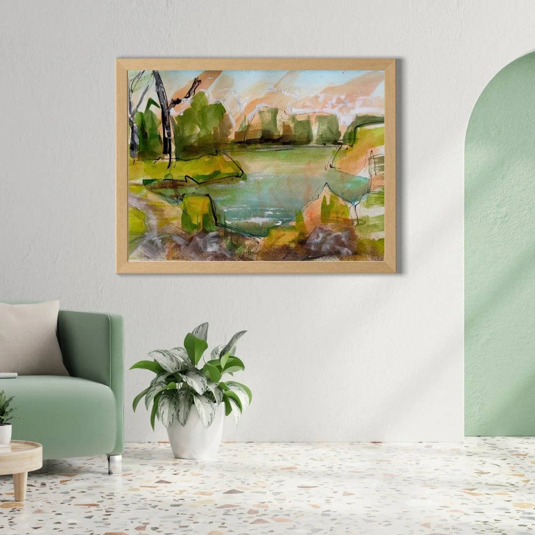 ✨ New works from the Hinterlands ✨

There&rsquo;s something different about this stretch of country&hellip; slower, layered, and deeply grounding 🌿

Created on A3 300gsm watercolour paper using ink, applied with a stick and slither of wood &mdash; a