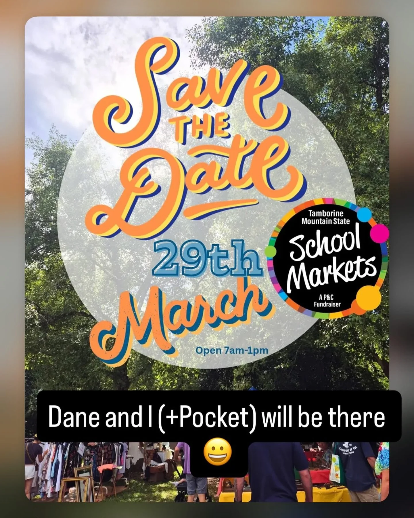 ✨ Back 𝗧𝗛𝗜𝗦 𝗦𝗨𝗡𝗗𝗔𝗬! ✨

🌱 Come along to the Tamborine Mountain State School Markets and enjoy a great morning out 🌿

🕖 Open 7am&ndash;1pm - 29th March
☕️ Coffee, food, stalls &amp; more

Bring the family and make a morning of it &ndash; w