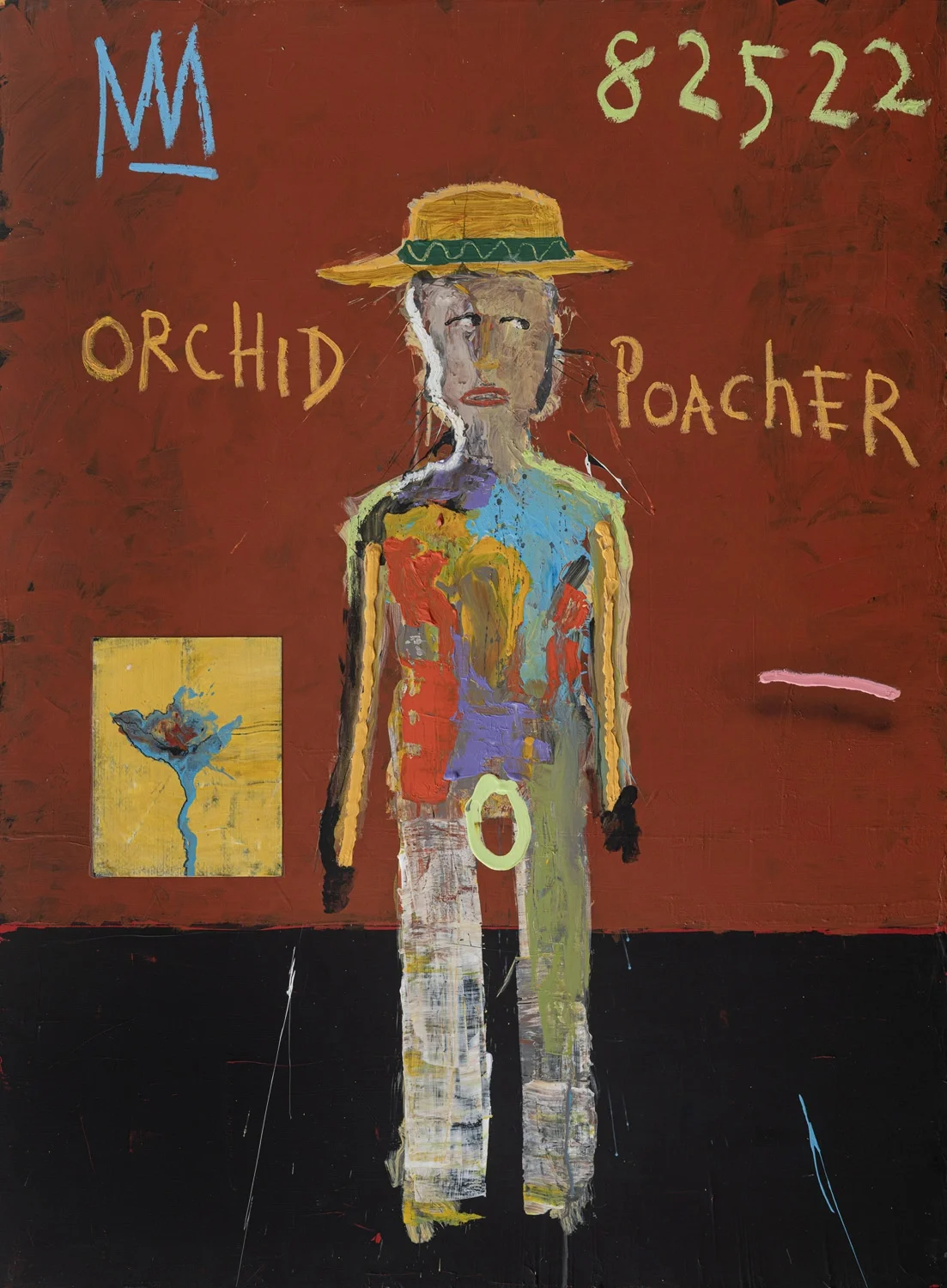 Orchid Poacher
acrylic and collage on panel | 42 x 32"