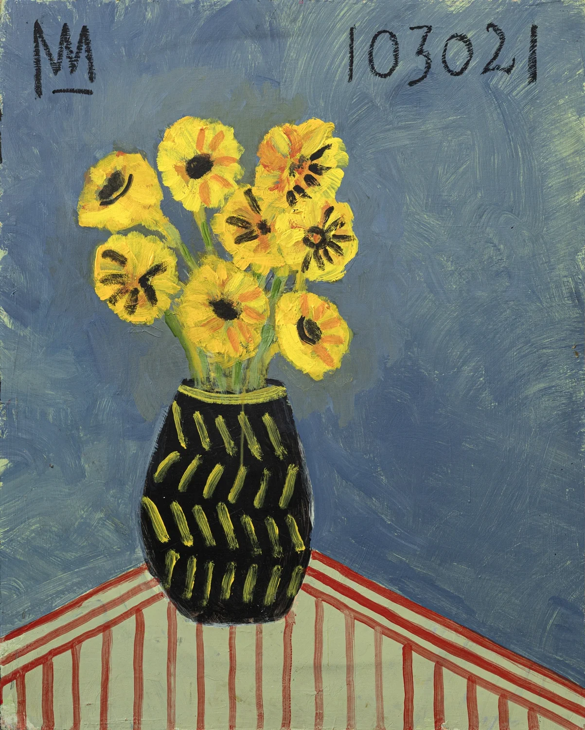 Primitive Sunflower - 30x24.webp