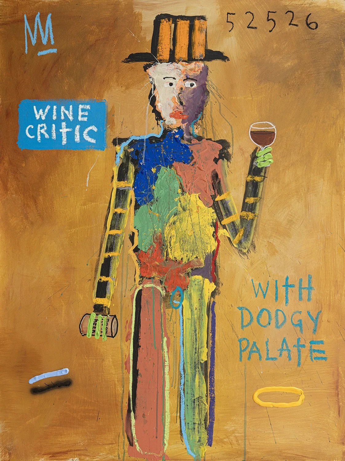 Wine Critic with Dodgy Palette
acrylic on panel | 42 x 32"