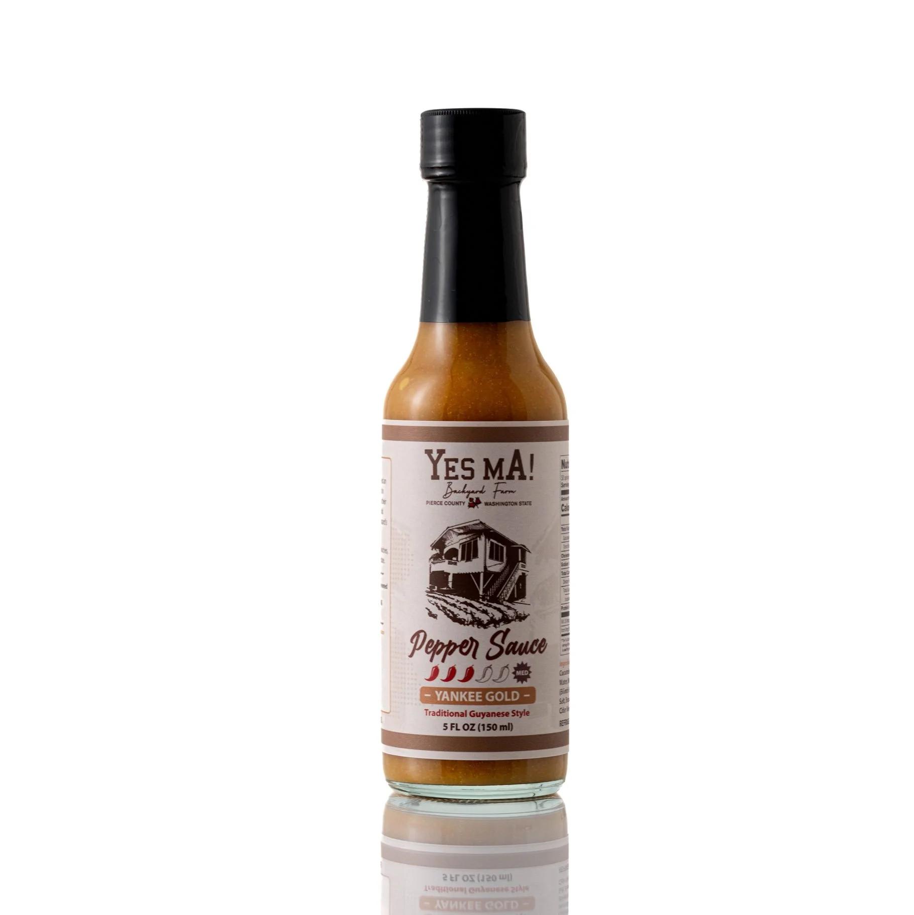 Yankee Gold Pepper Sauce (5oz)